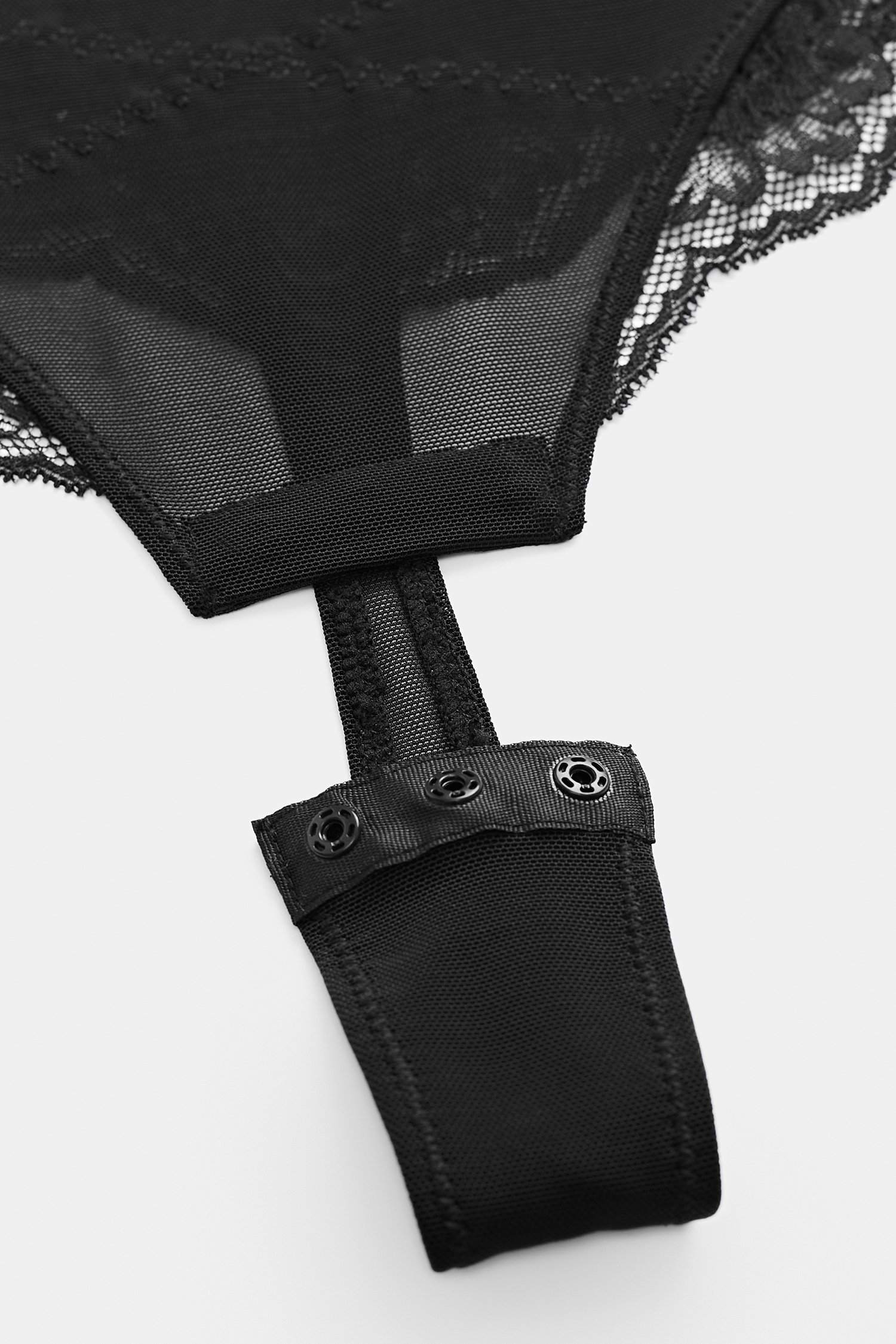 Modern Romantic Black Shapewear Bodysuit