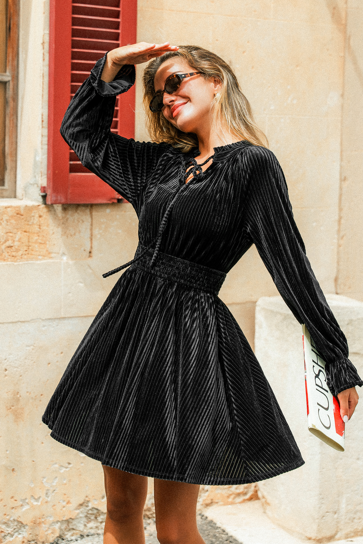 Simply Elegant Black Mini Dress