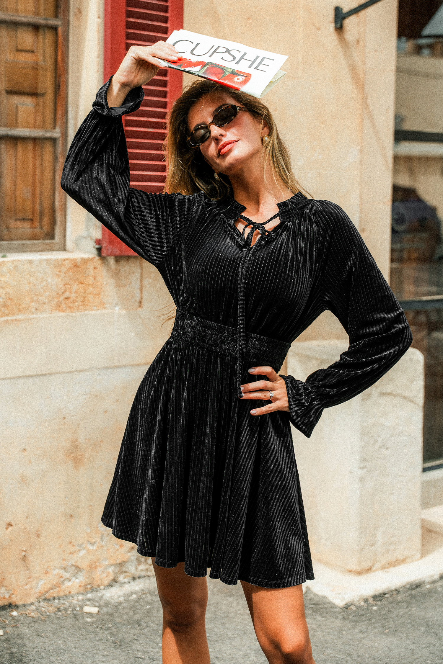Simply Elegant Black Mini Dress