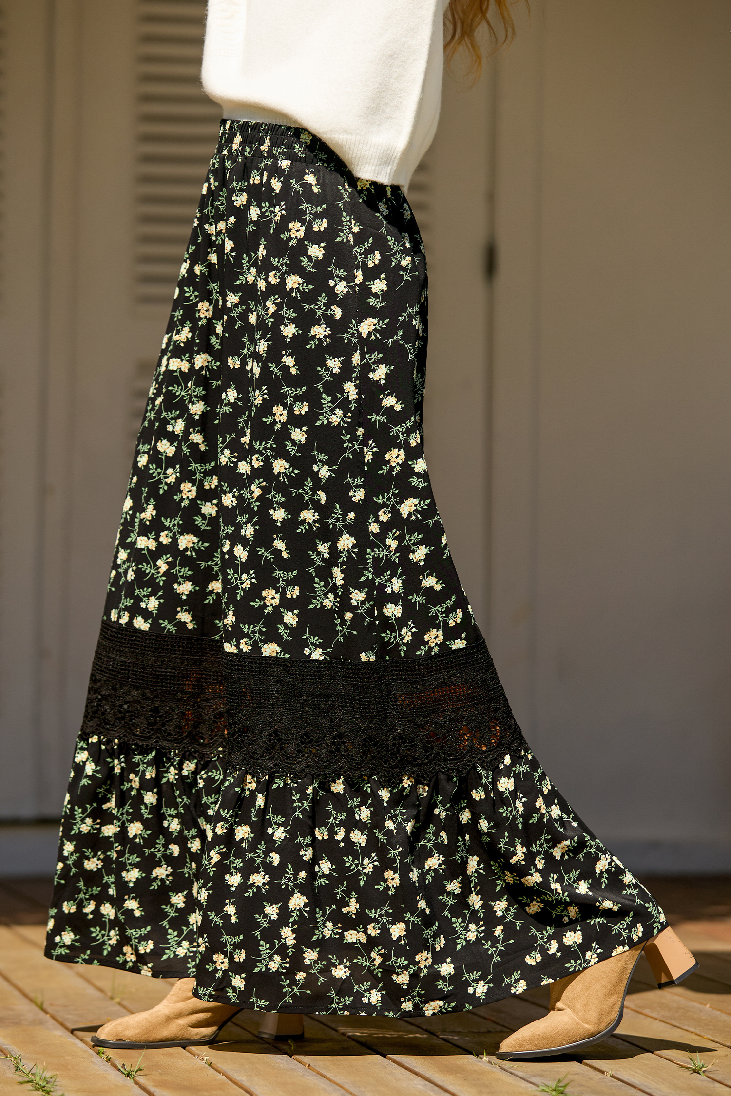 Picked for You Floral Maxi Skirt