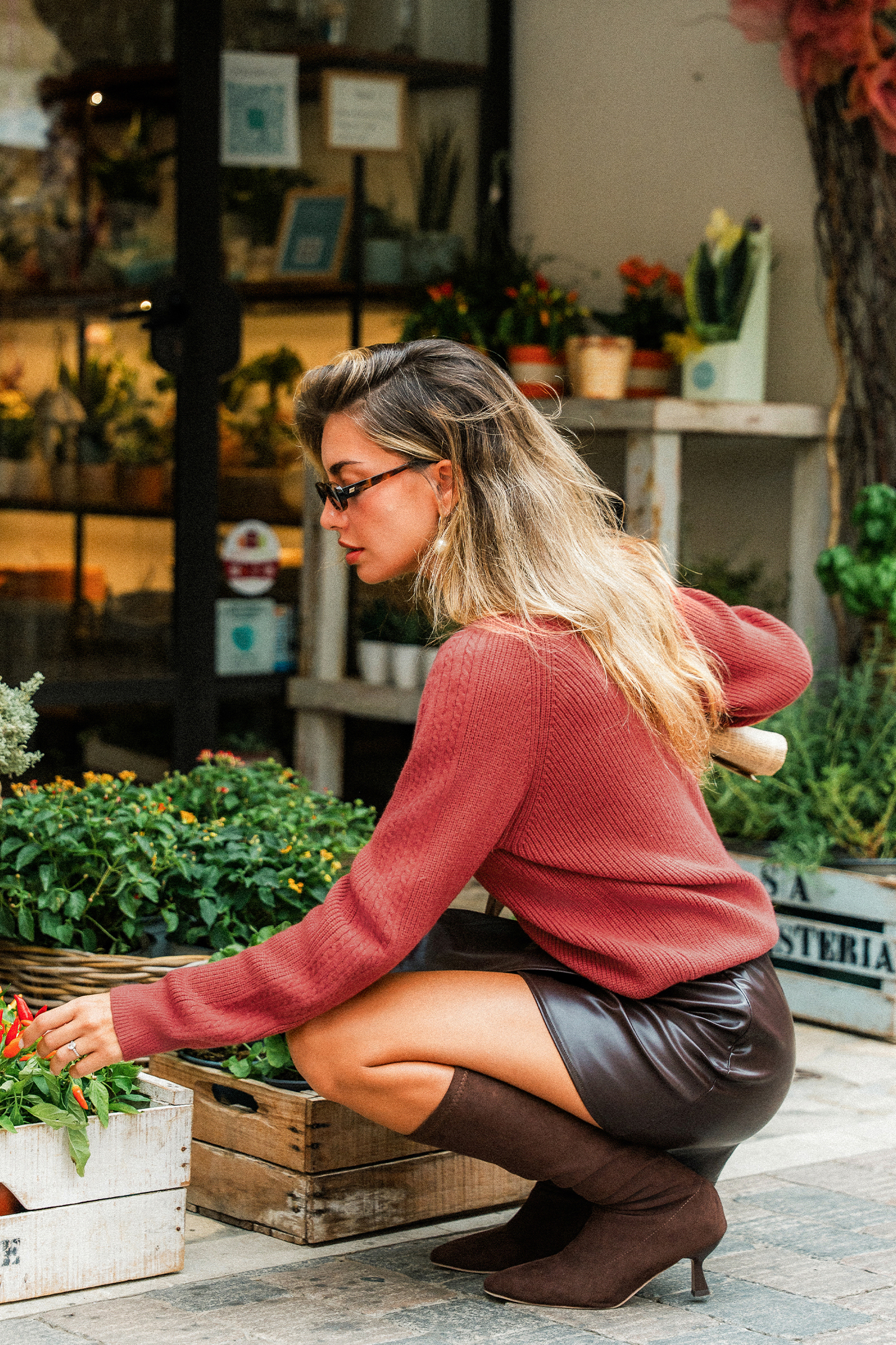 Marigold Red Sweater
