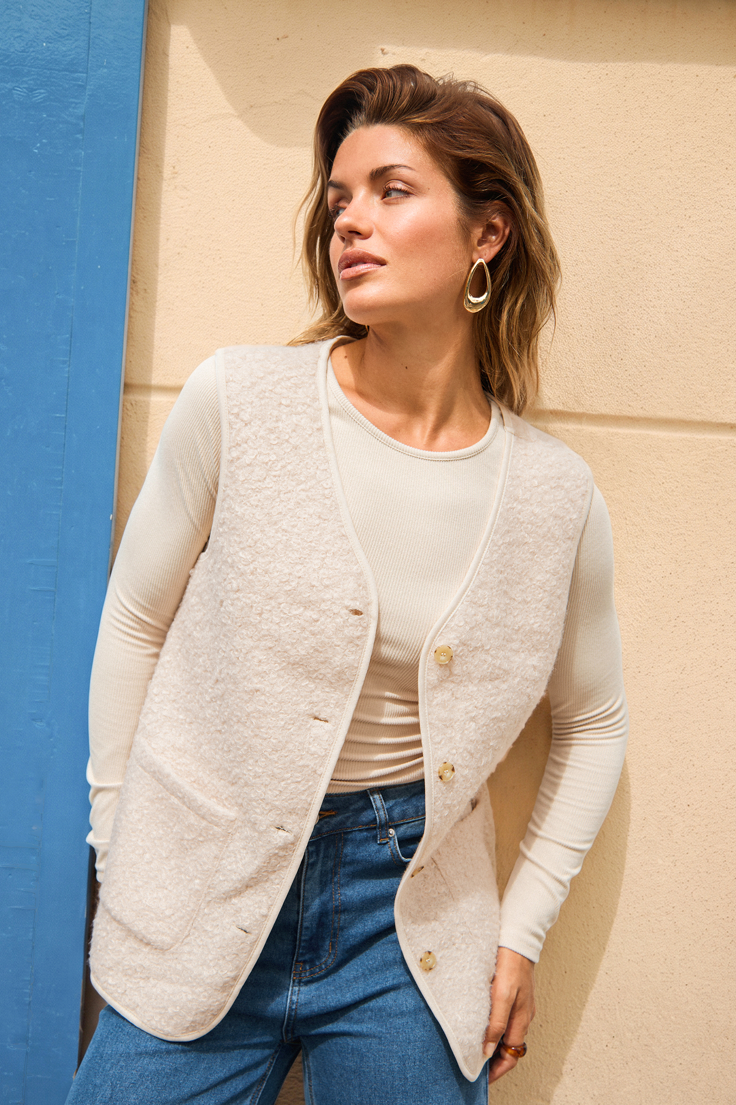 Country Club Beige Vest