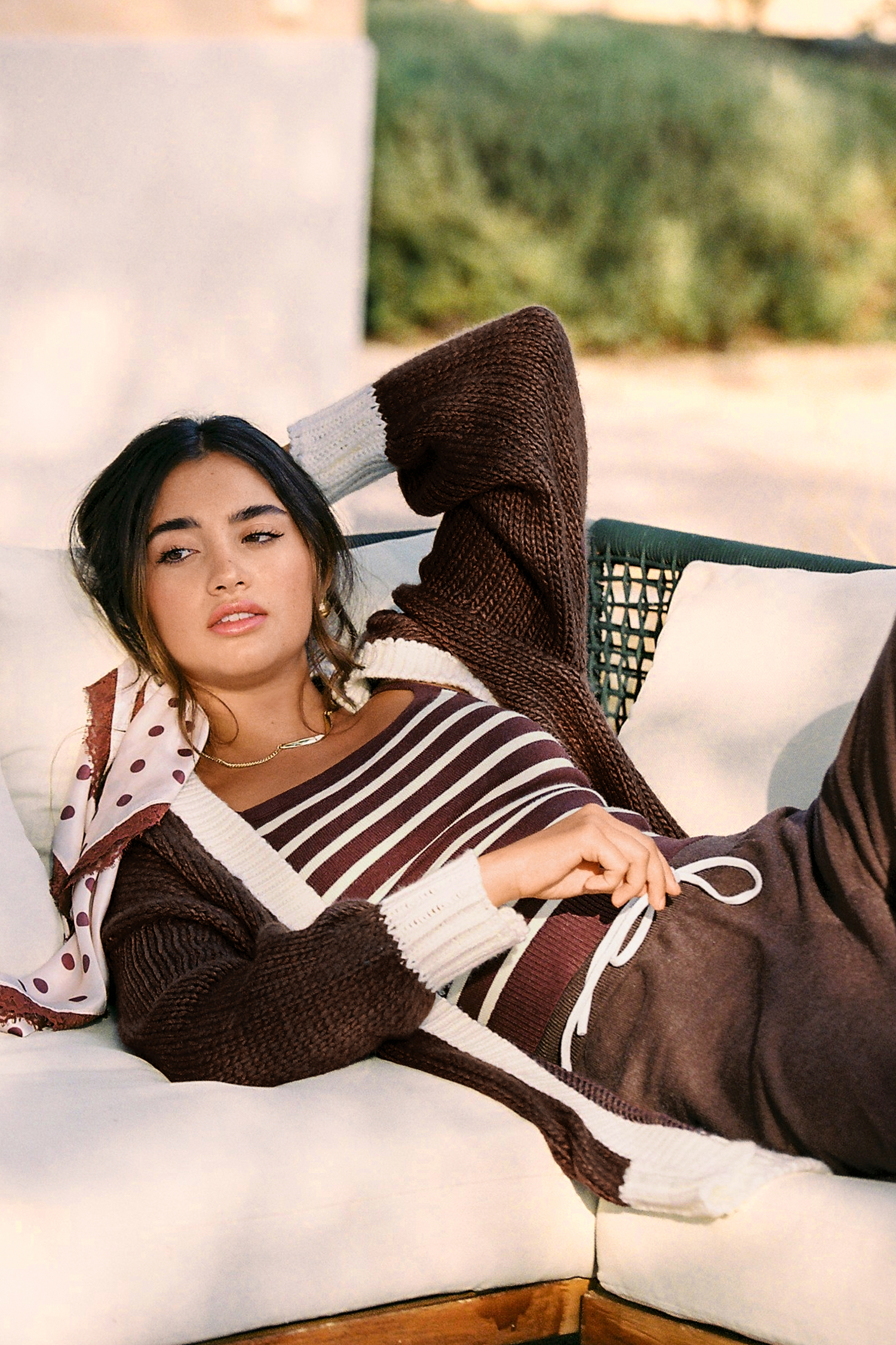 Cinnamon Chai Colorblock Cardigan
