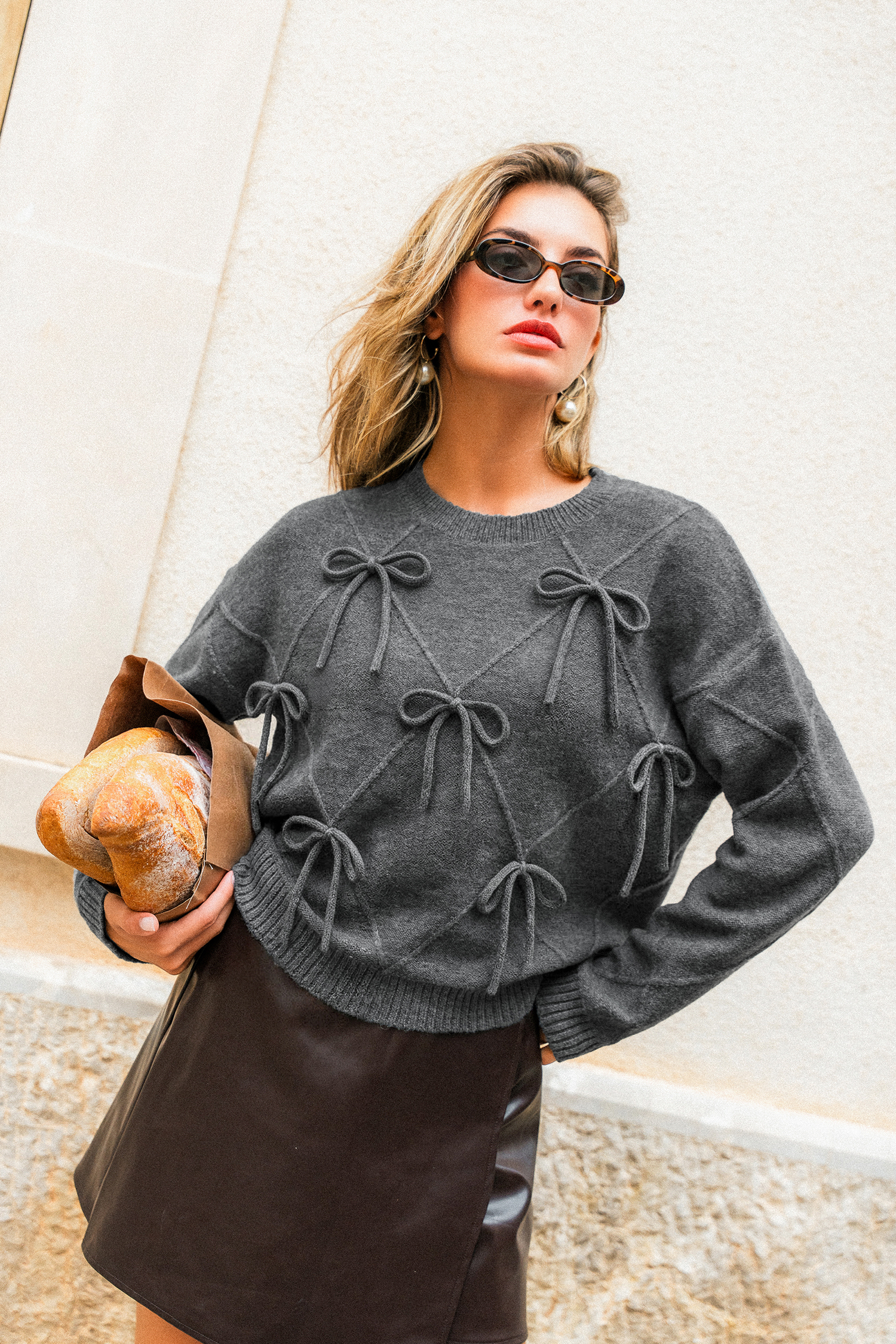 Side Note Grey Sweater
