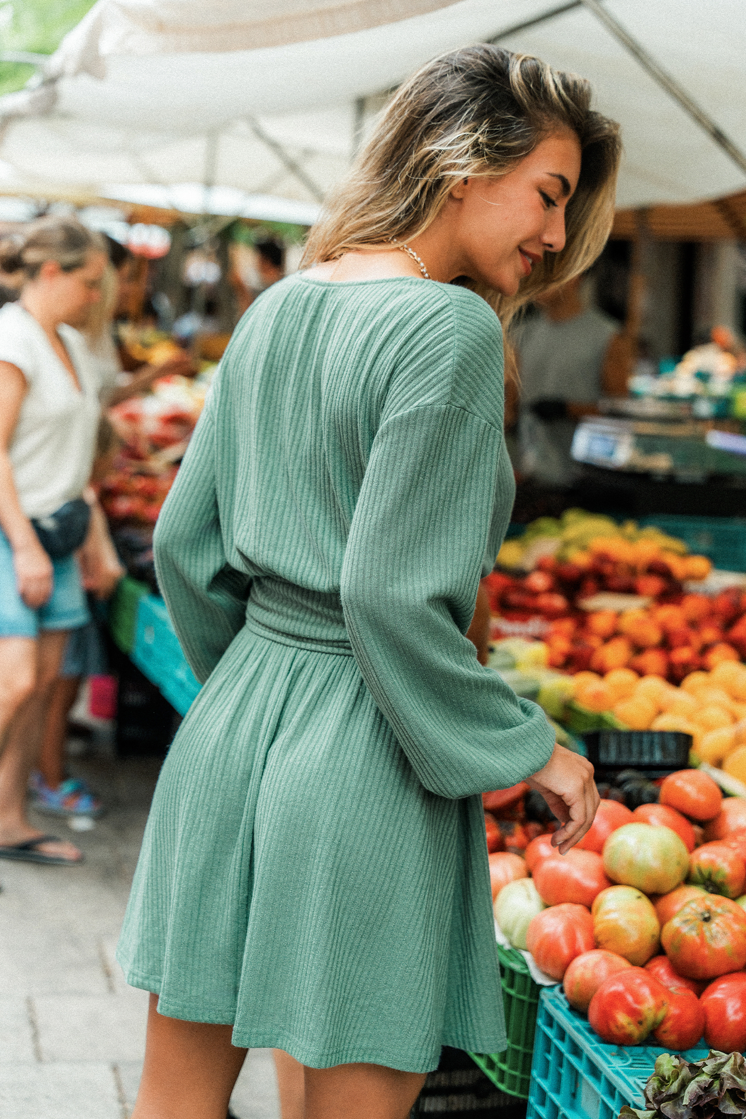 Easy on the Eyes Mint Mini Dress