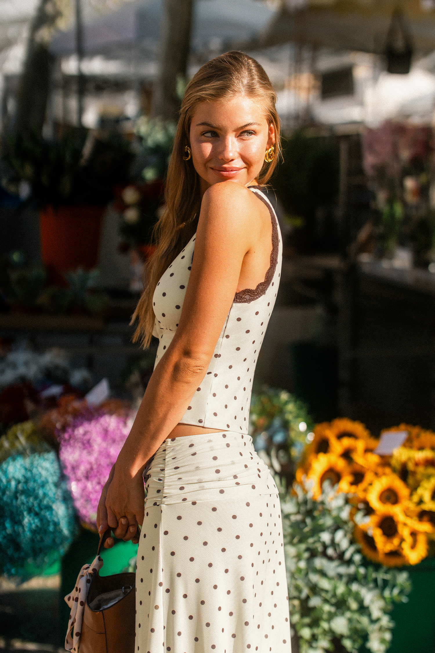 Fall Flirt Polka Dot Top