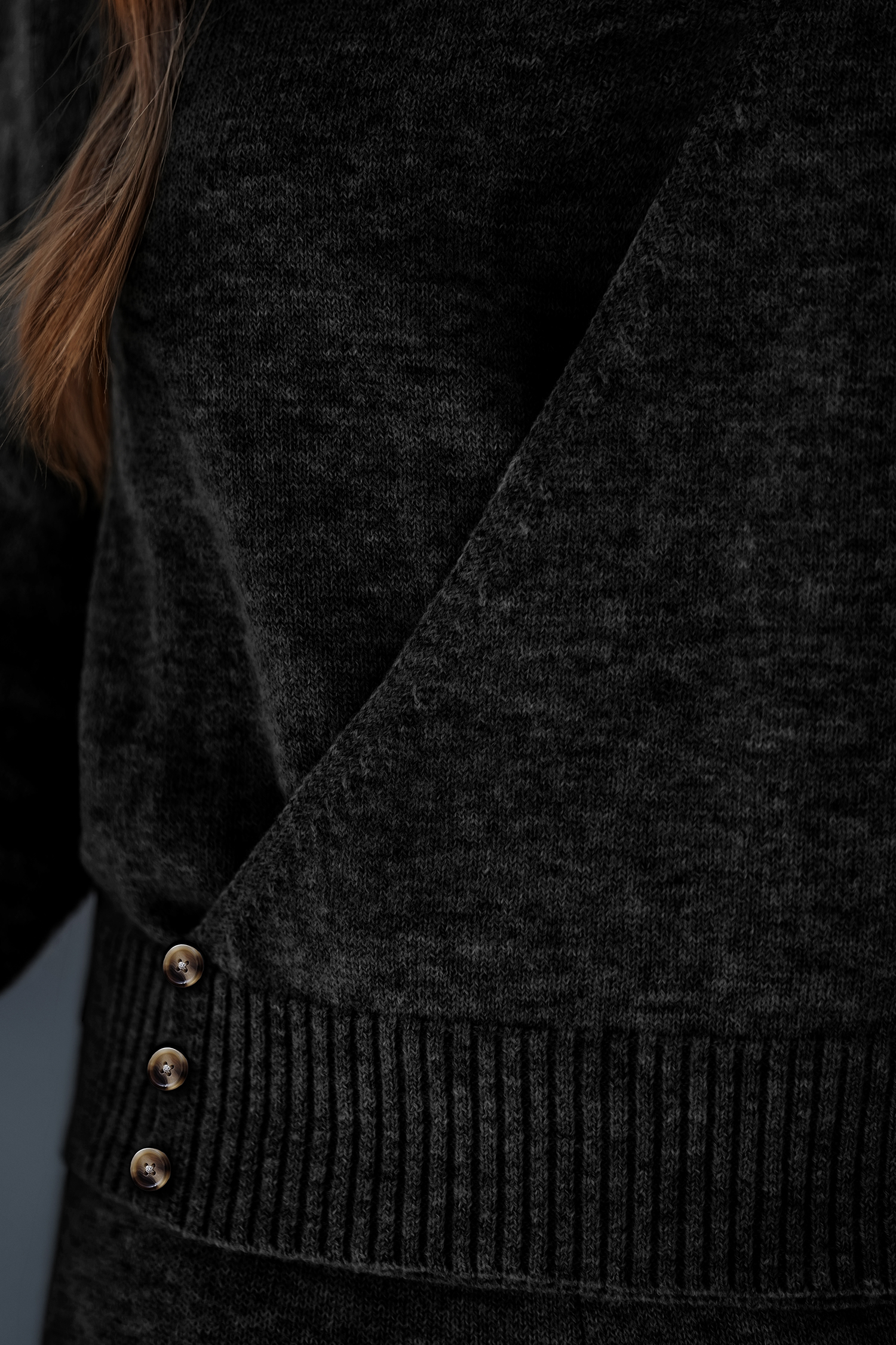 In the Know Black Sweater