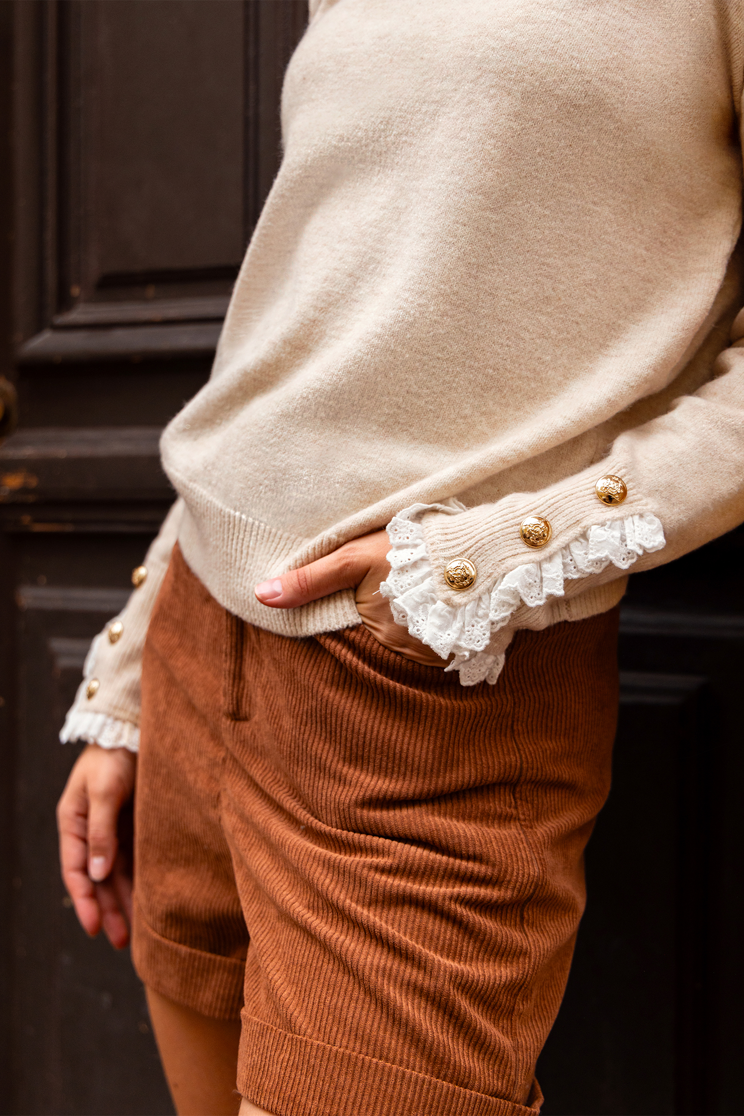 Sweet as Can Be Neutral Sweater
