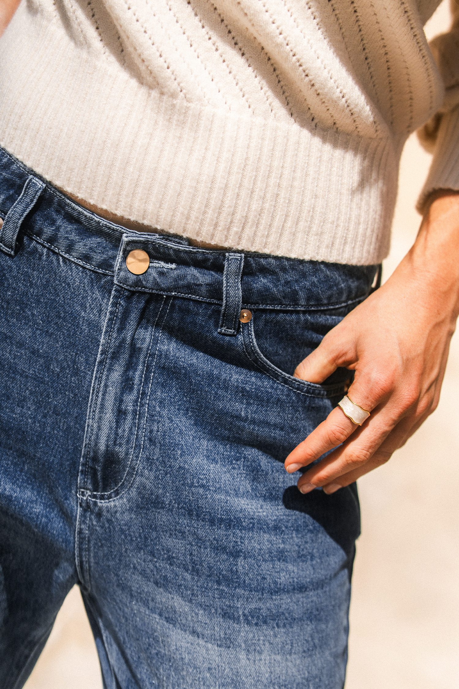 Jeans Nature Walk a lavaggio medio
