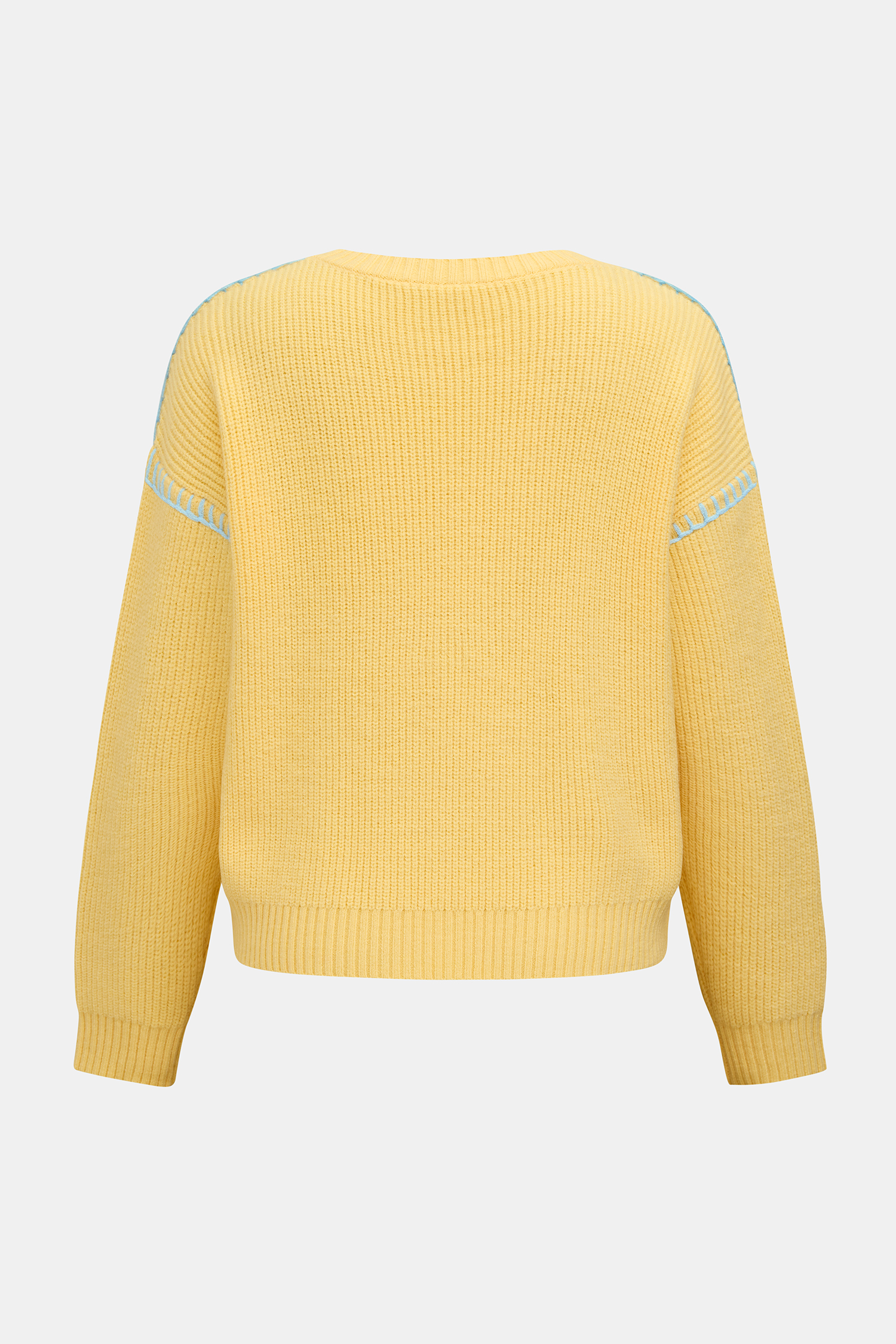 Maglione giallo campo di girasoli