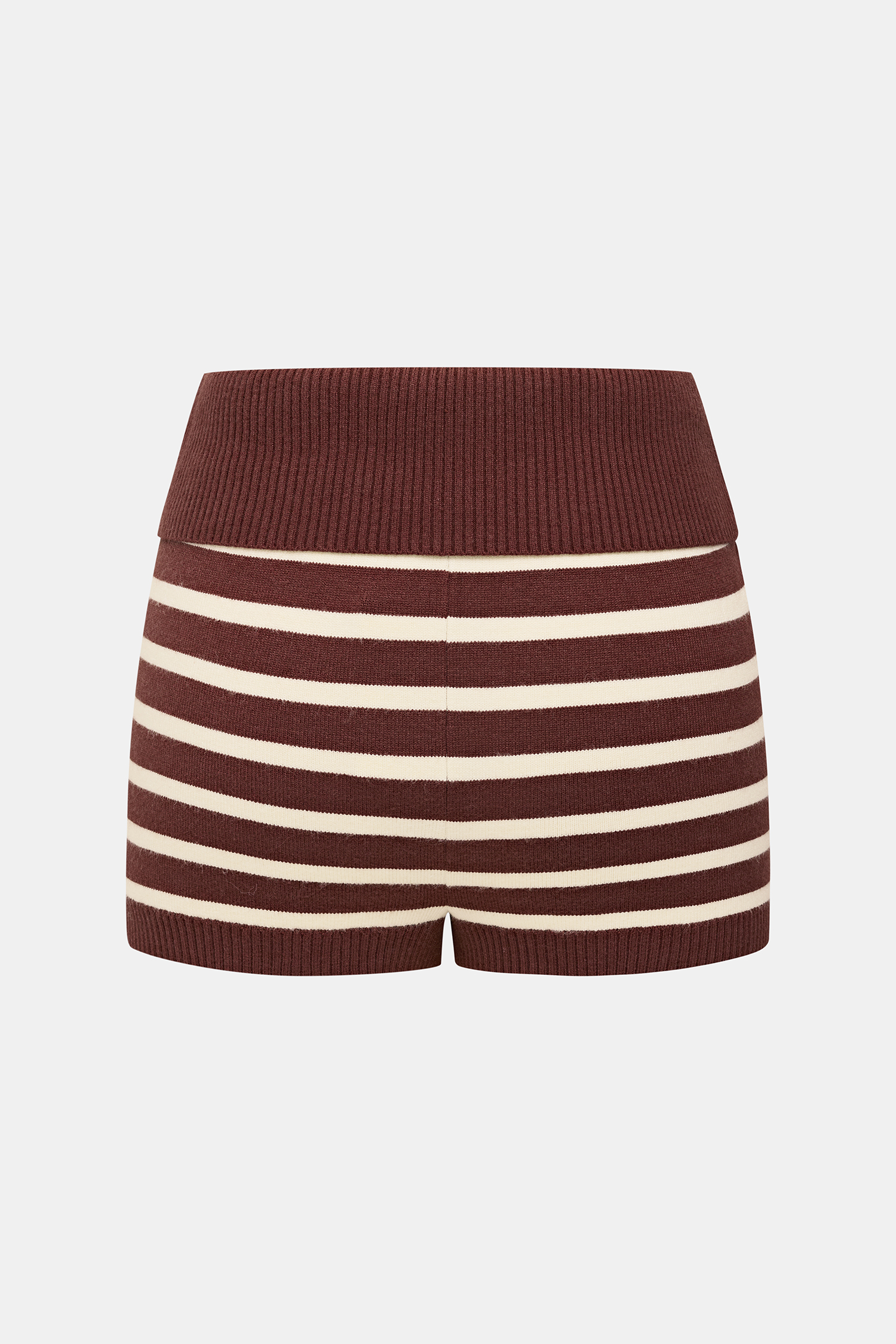 Pantaloncini a righe in maglia per rilassarsi
