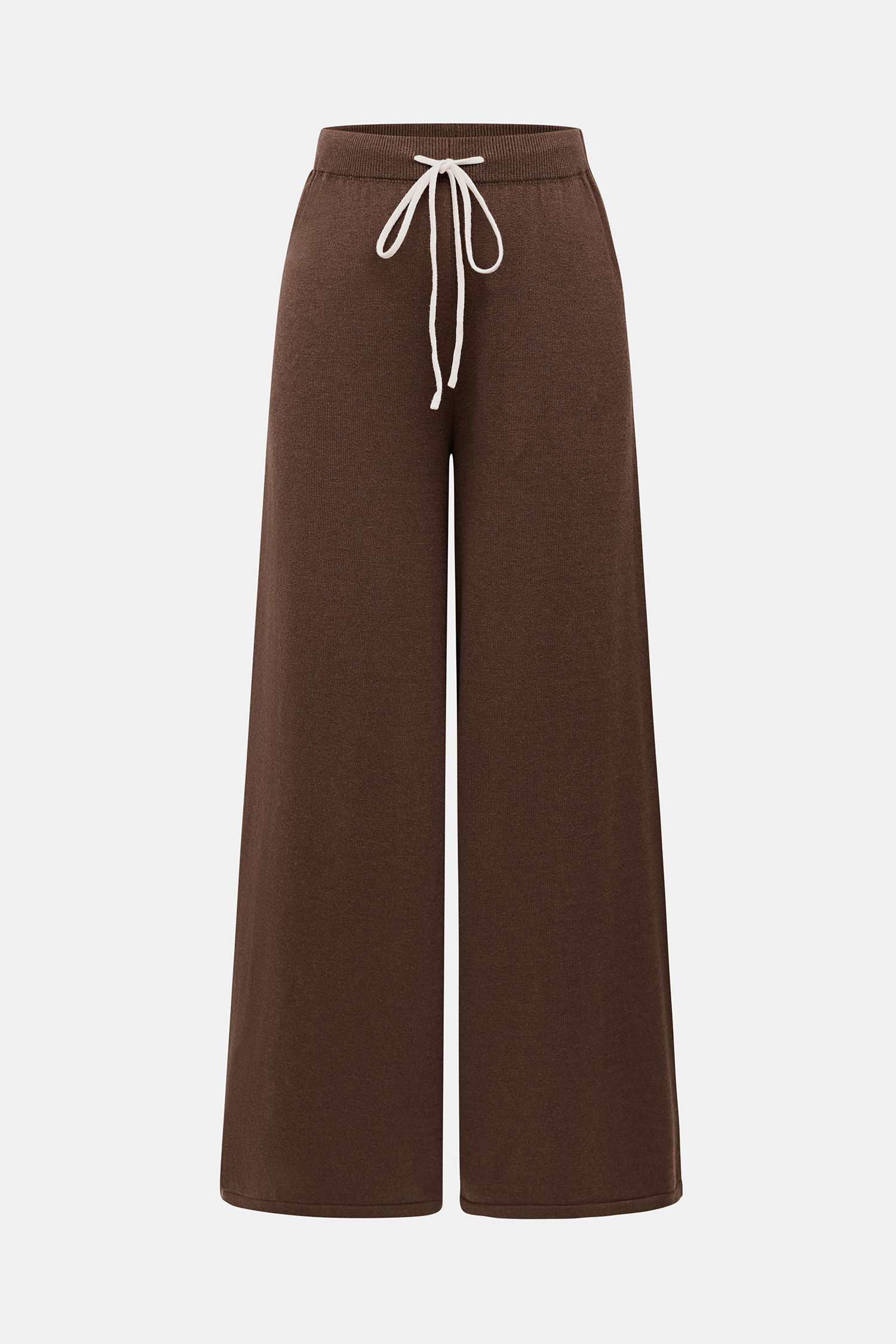 Pantaloni in maglia marrone Cozy State of Mind