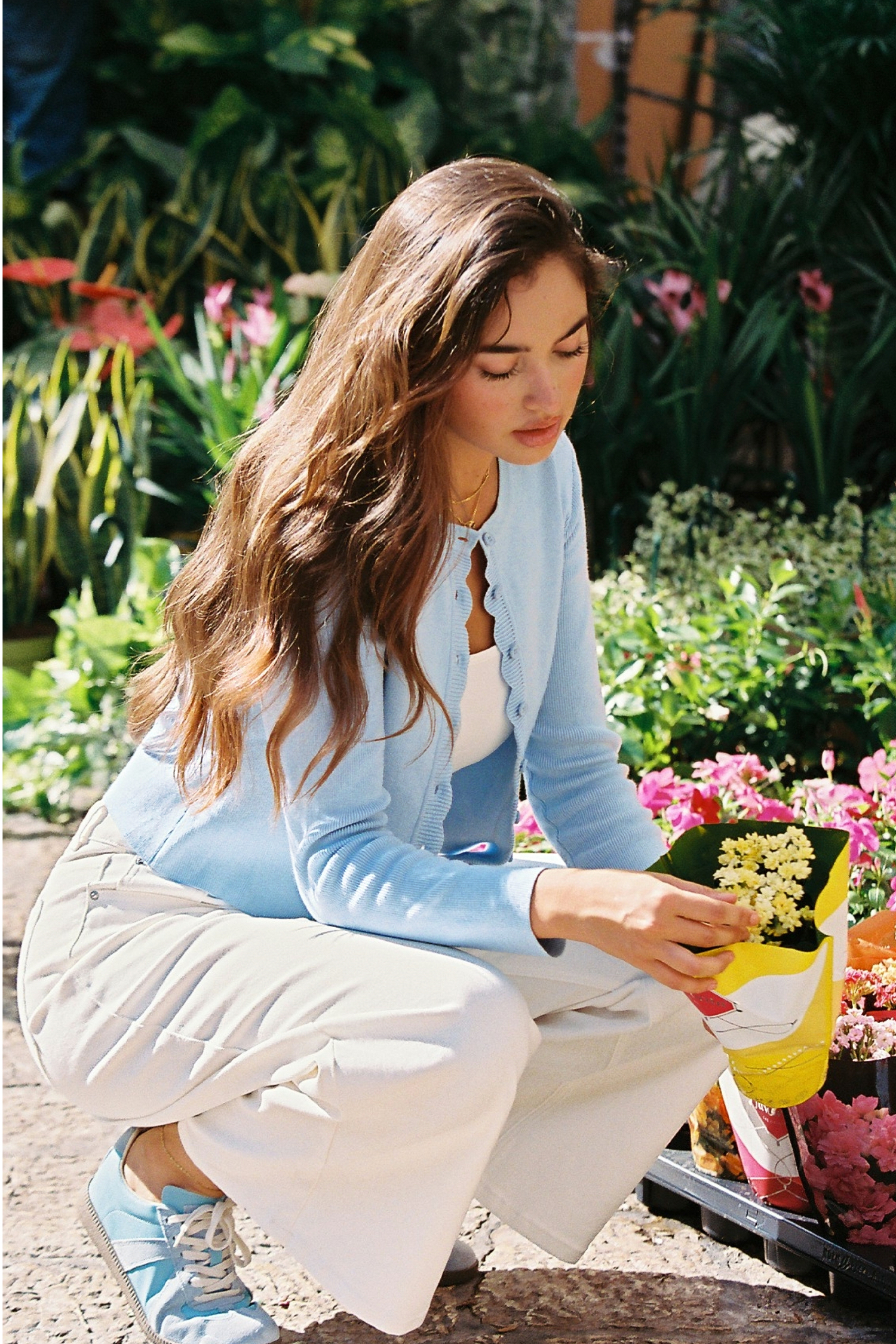 Cardigan blu Quiet Moments