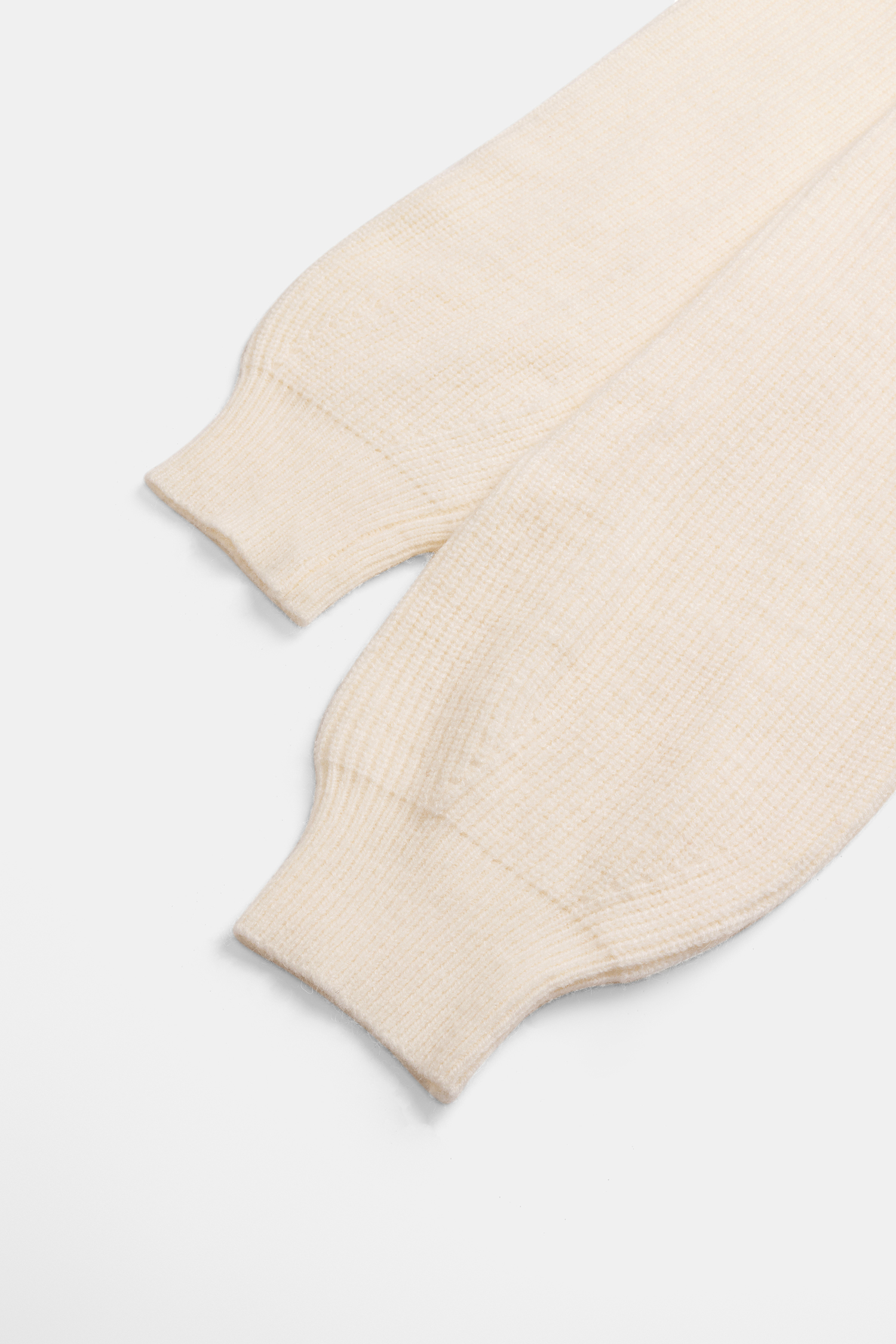 Accogliente mini abito maglione beige