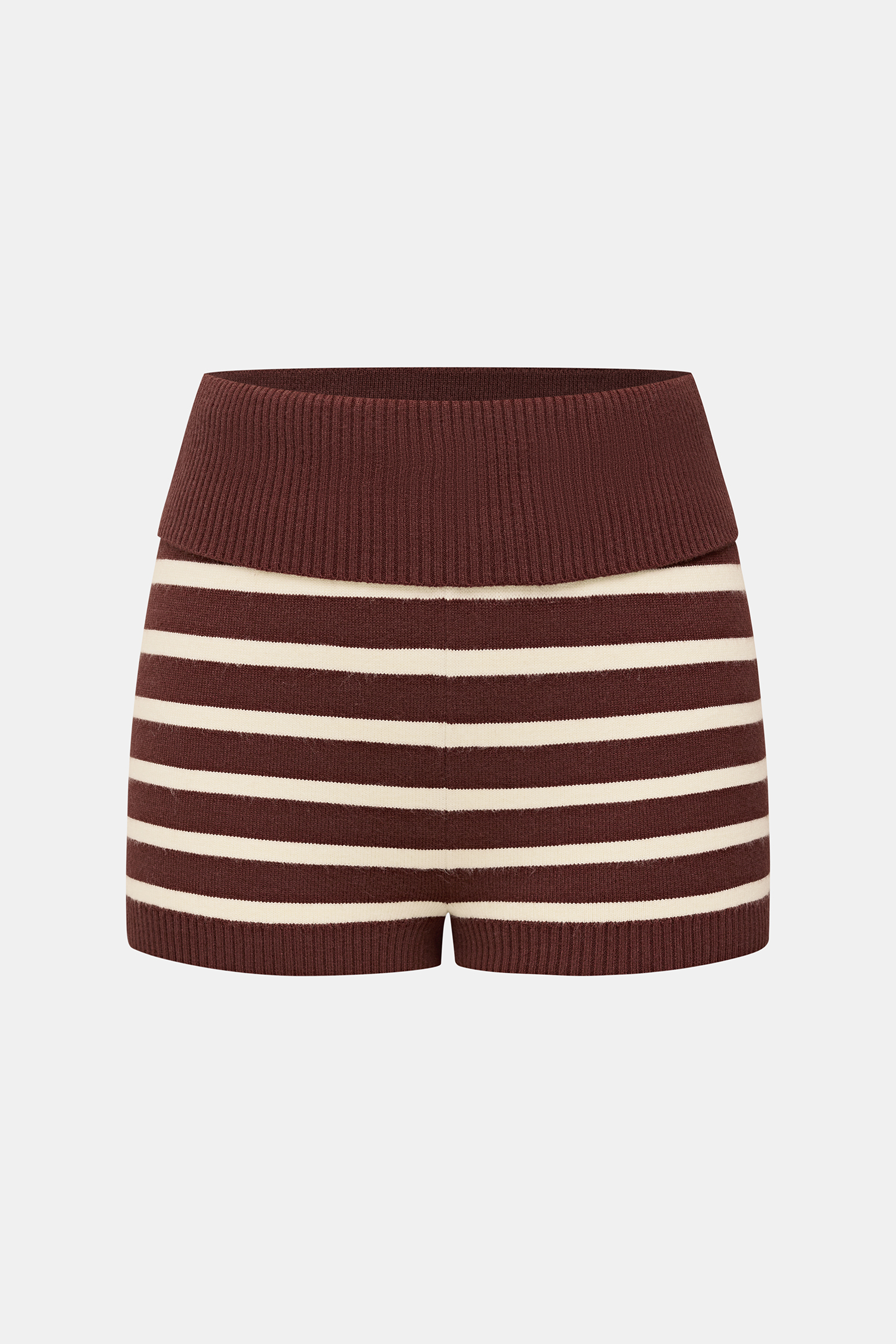 Pantaloncini a righe in maglia per rilassarsi