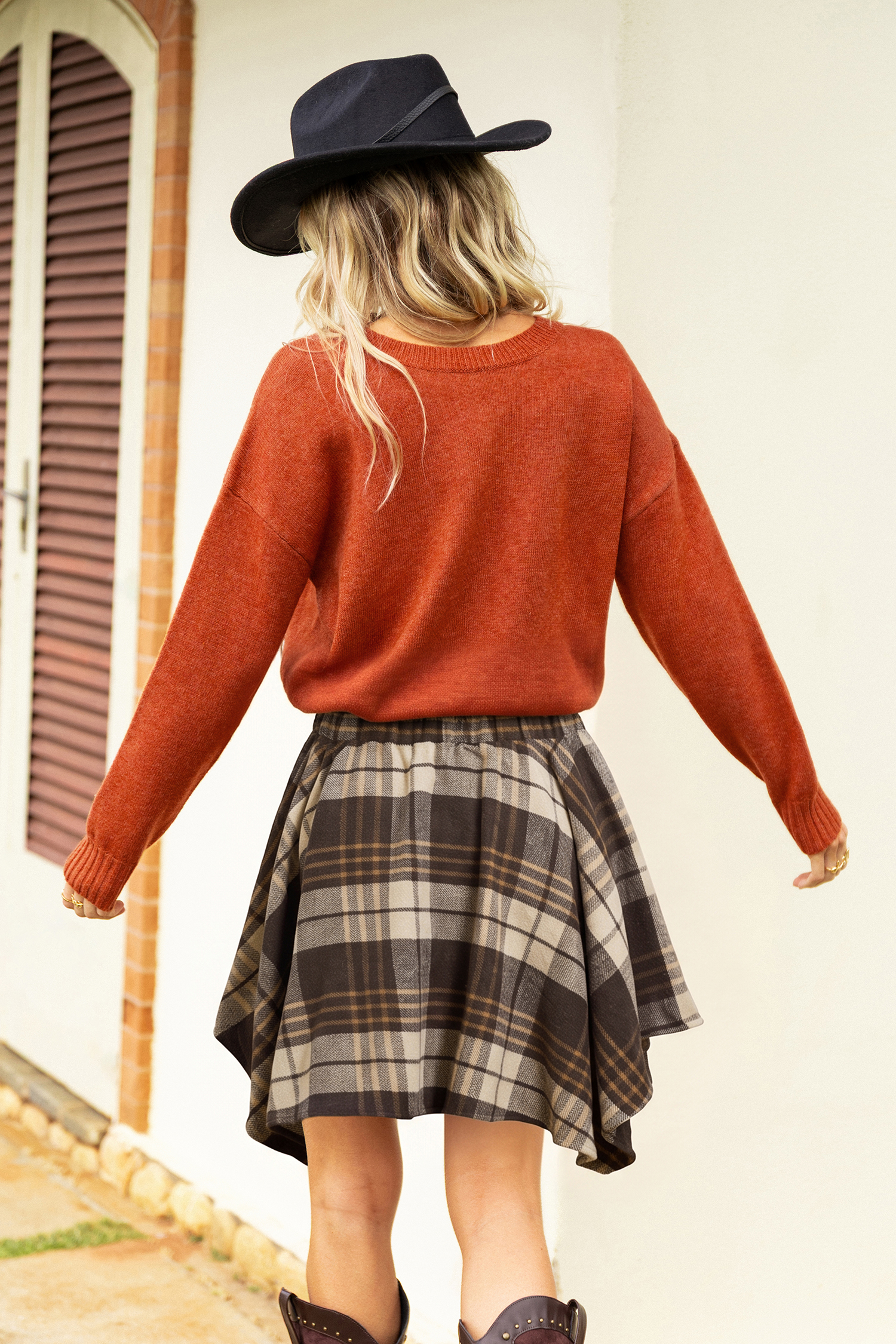 Pomarańczowy sweter Sunday Mood