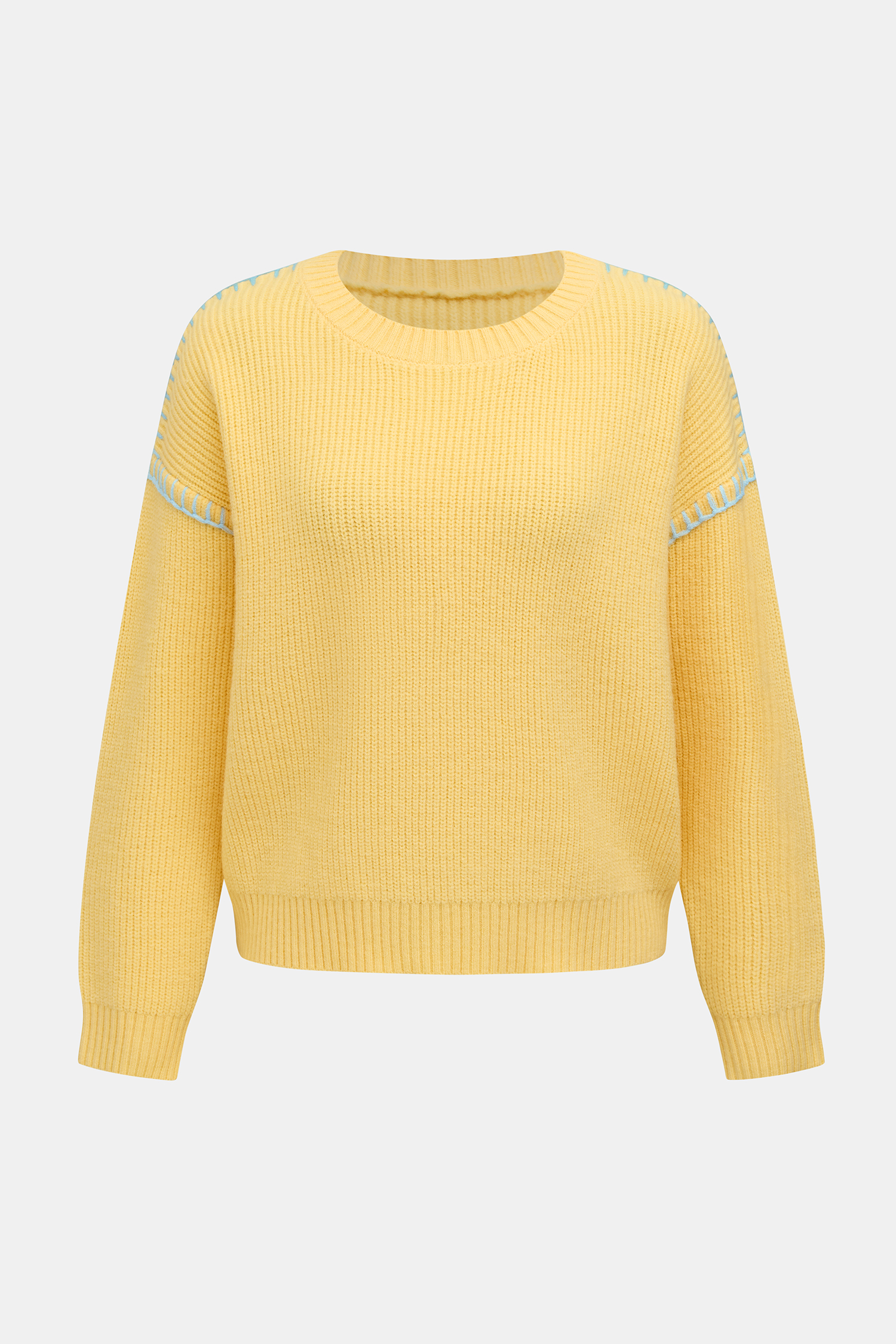 Maglione giallo campo di girasoli