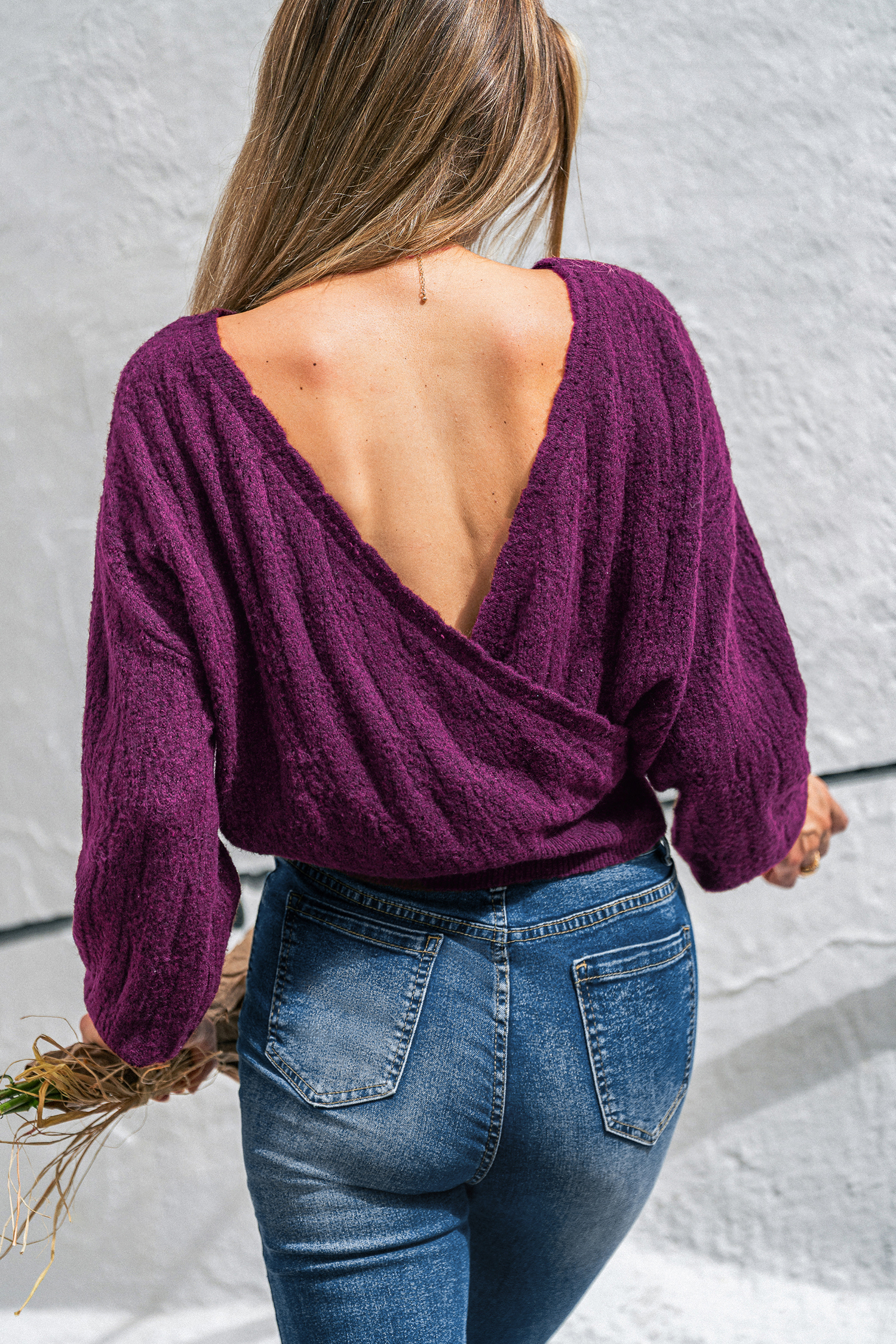 Plum Perfect Purple Sweater