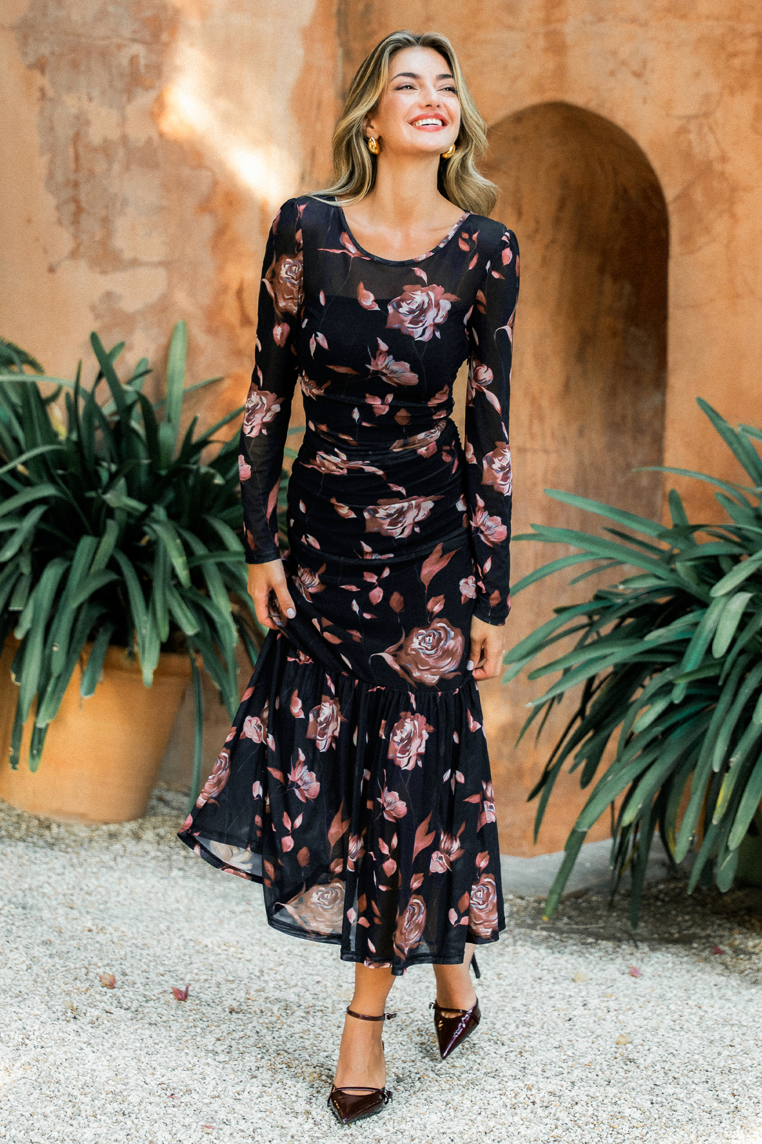 Big Impression Floral Maxi Dress