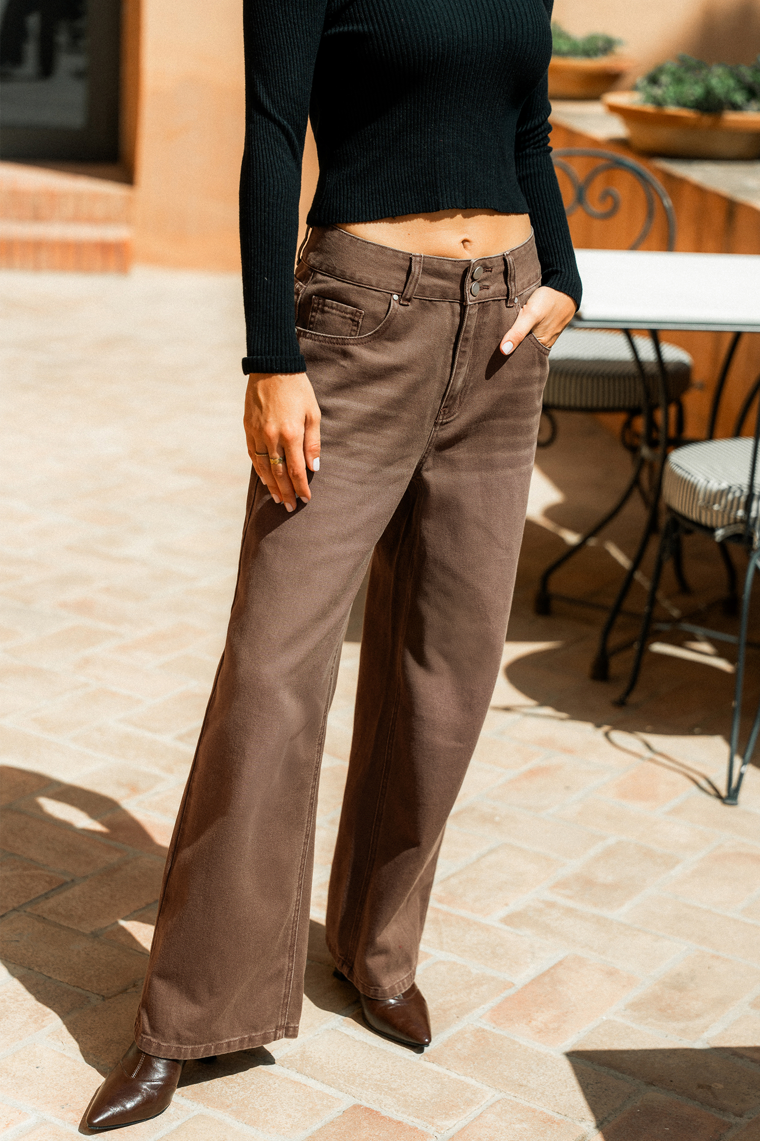 Lucky Spur Brown Jeans