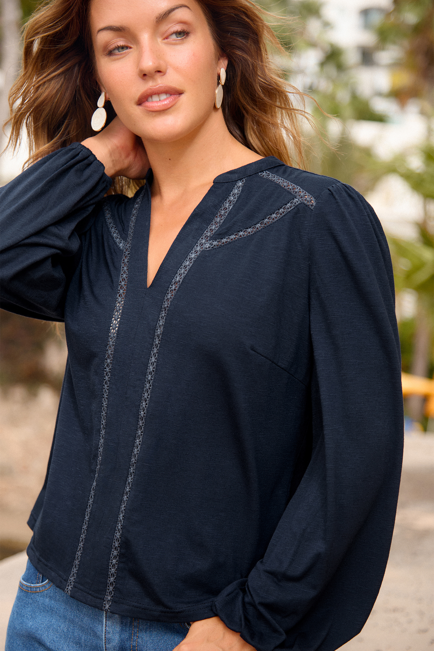 At First Sight Blue Blouse