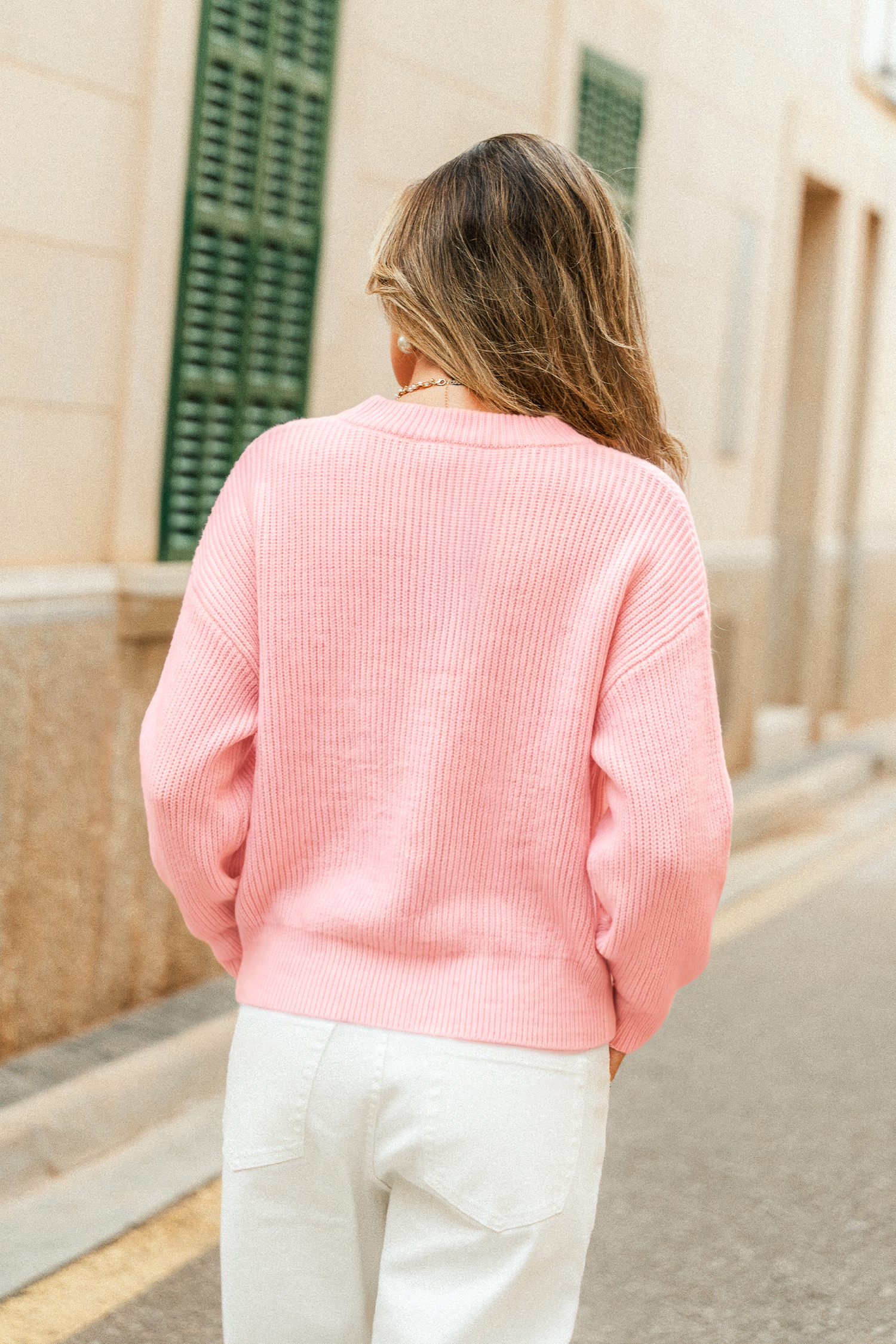 Cherry Pie Pink Sweater