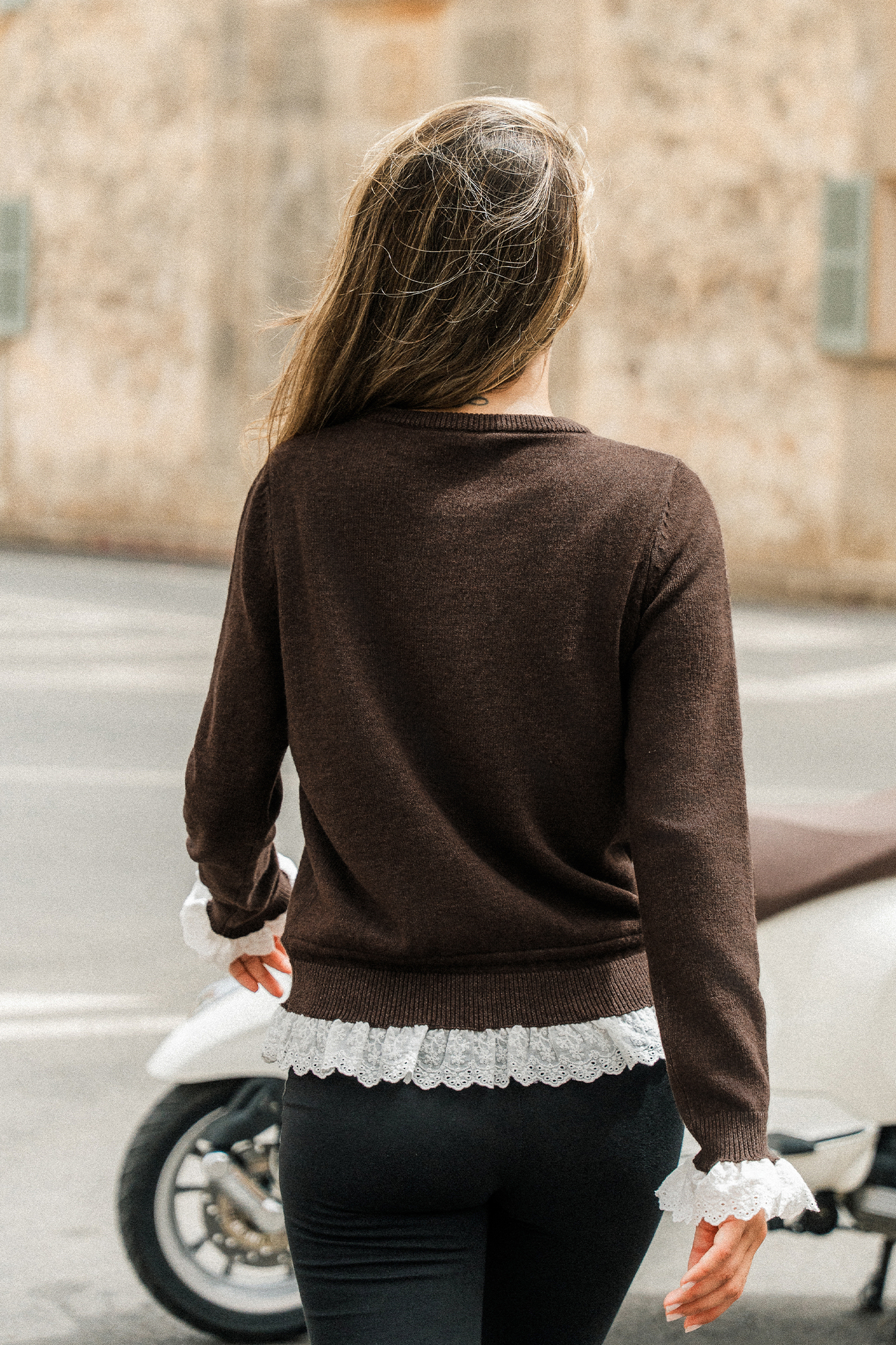 Sweet as Ever Brown Cardigan