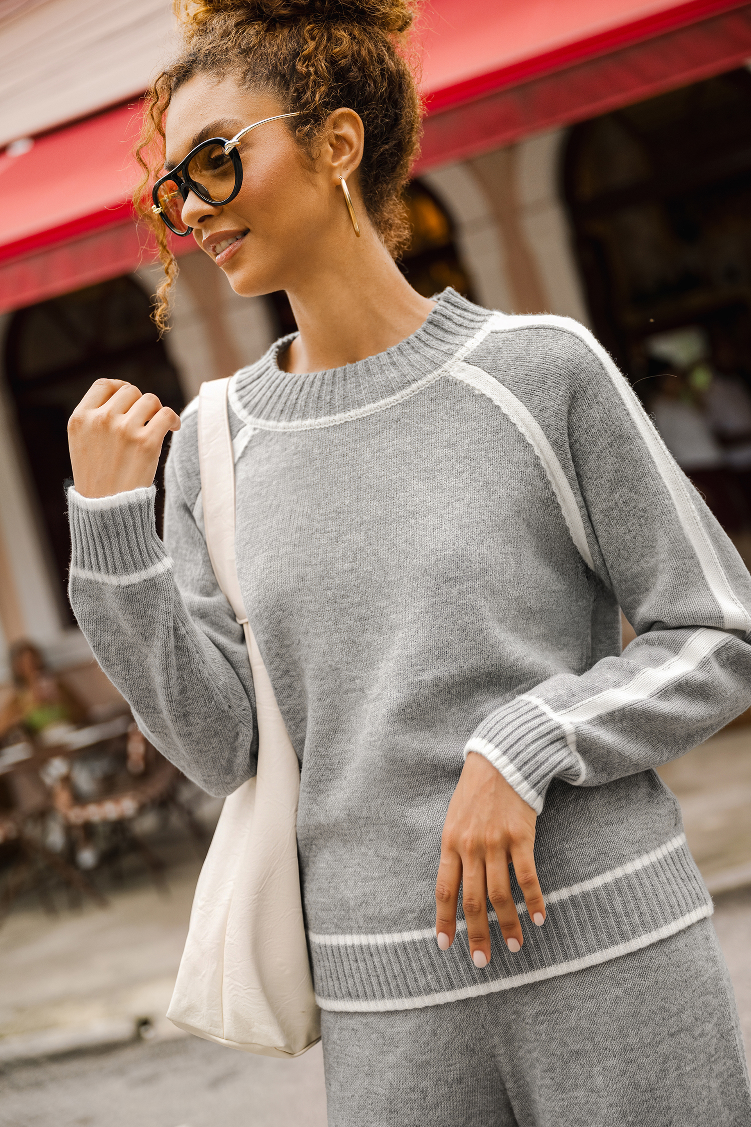 Maglione grigio Here & Now