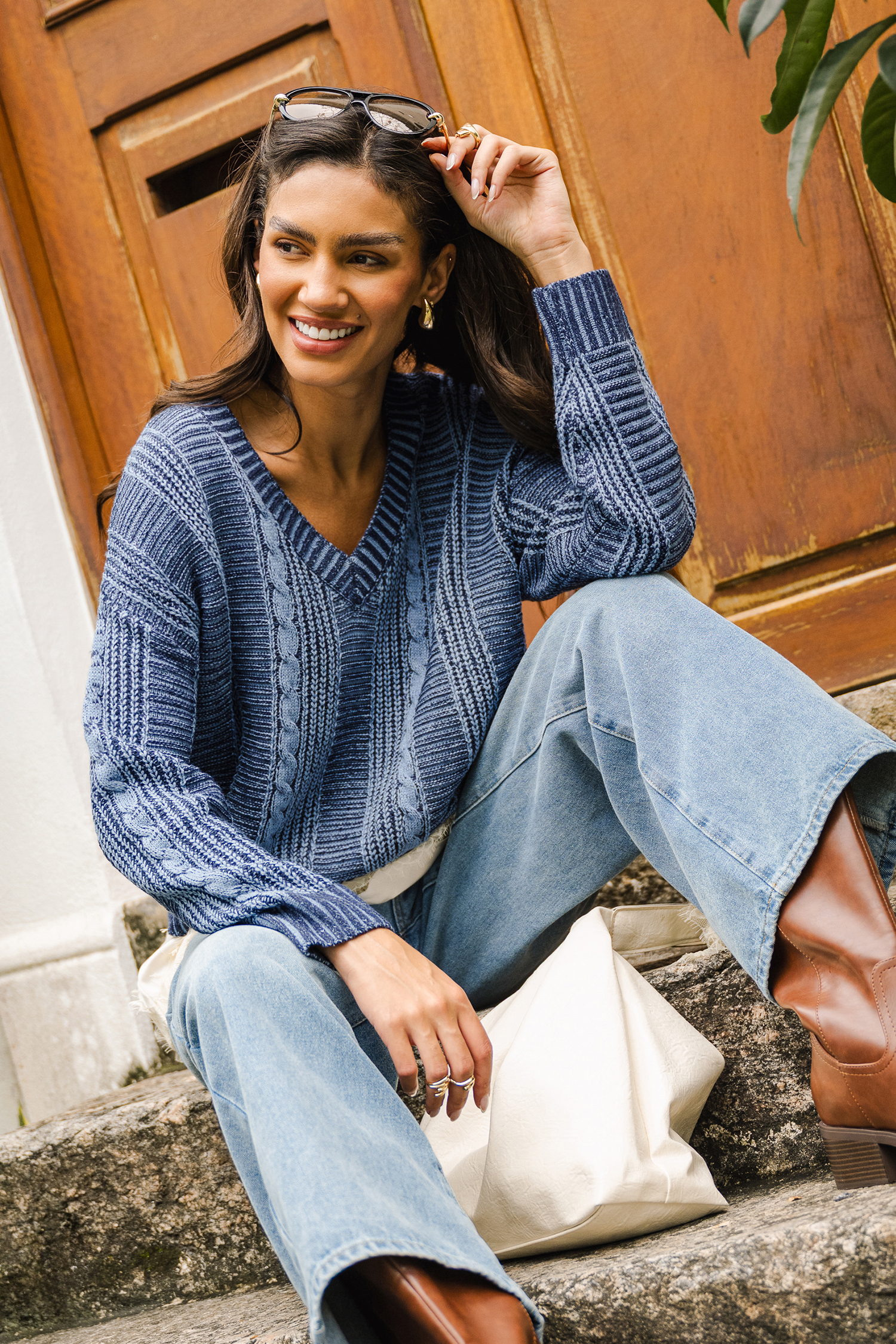 Natural Talent Blue Sweater
