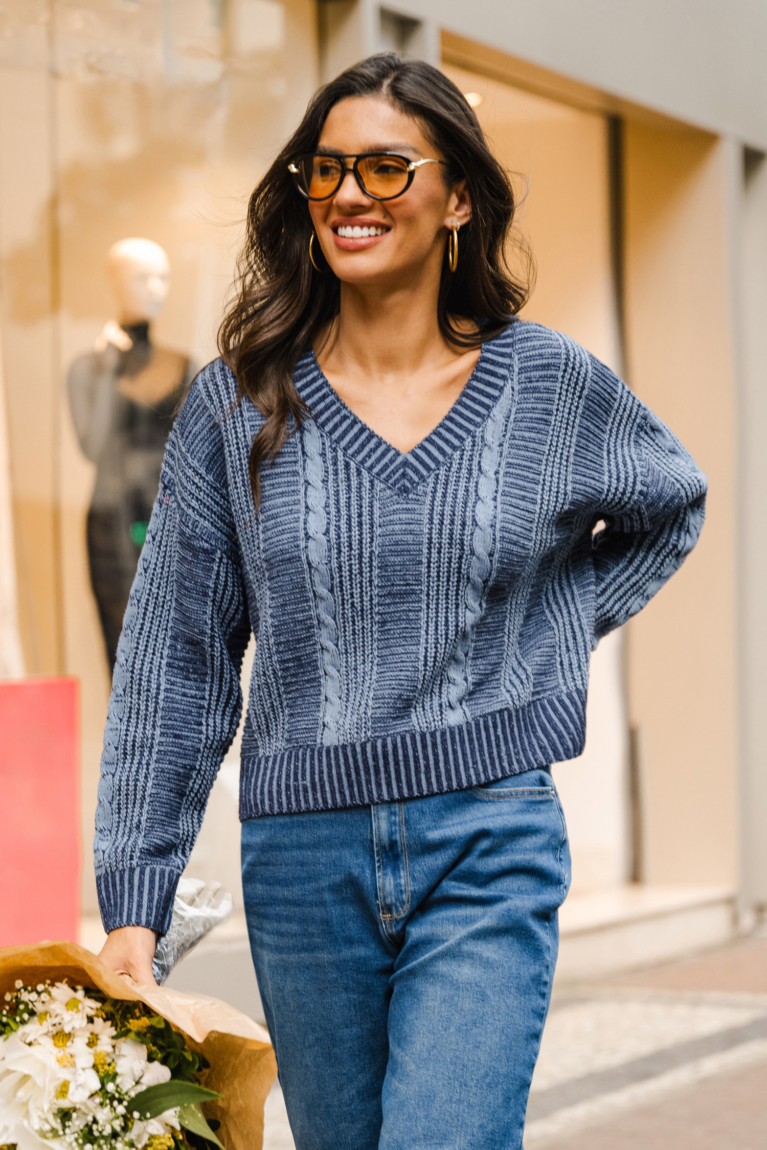 Natural Talent Blue Sweater