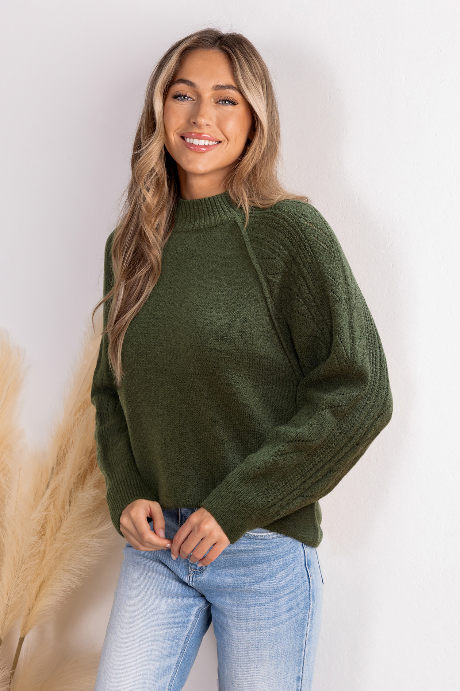 High & Mighty Green Sweater