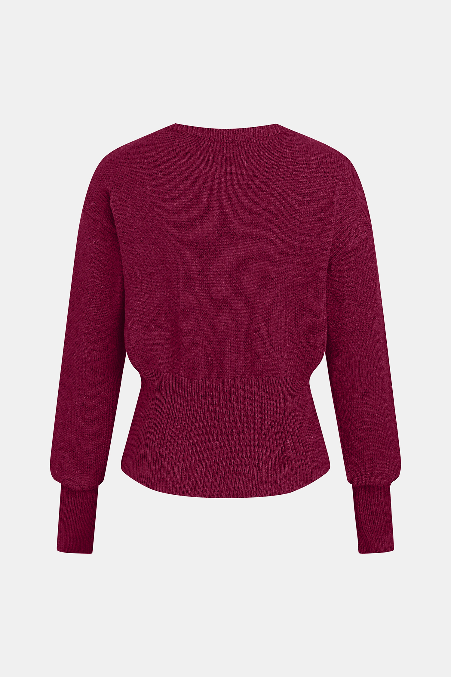Unexpected Turn Red Cardigan