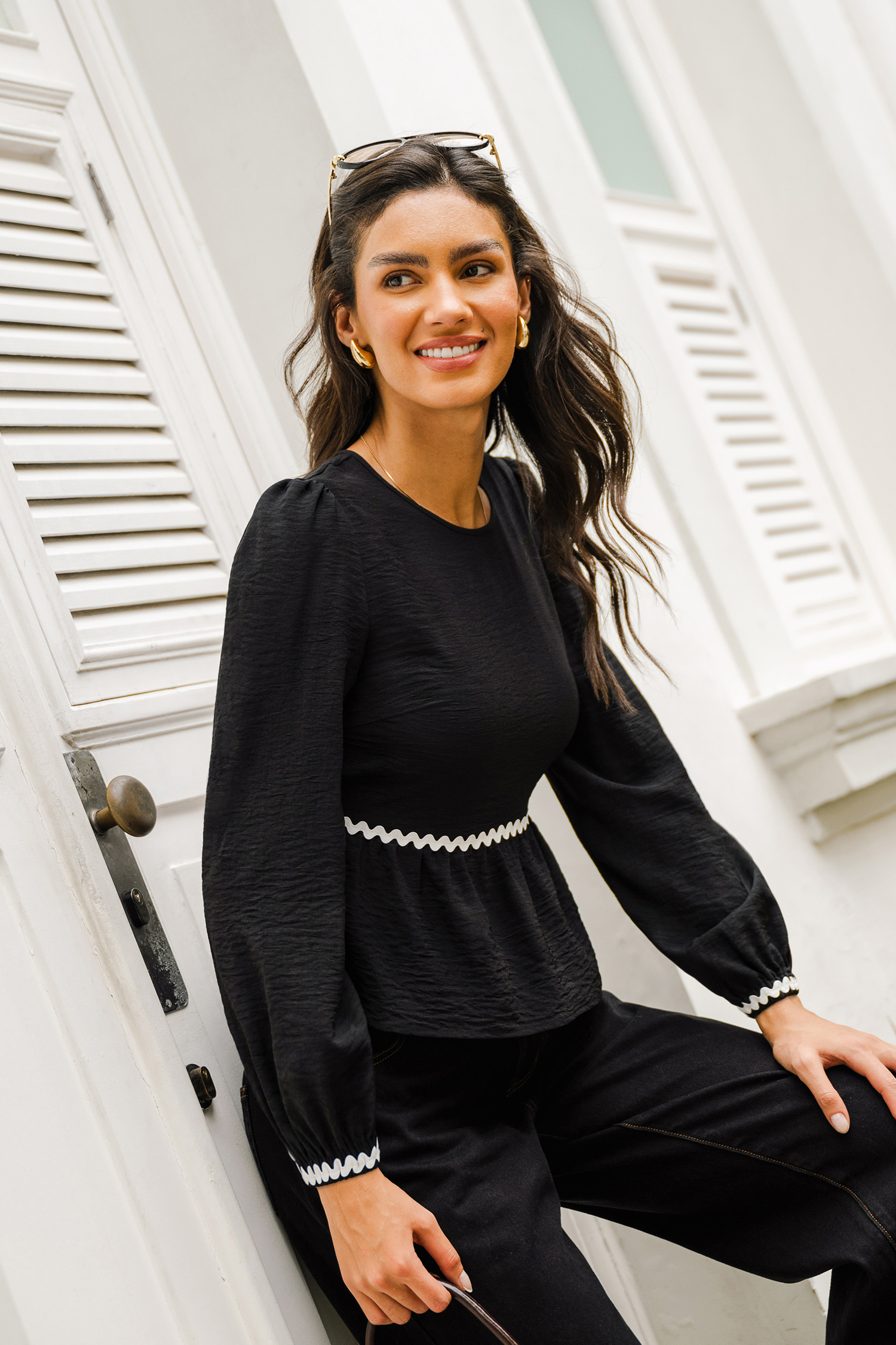 All Dressed Up Black Top