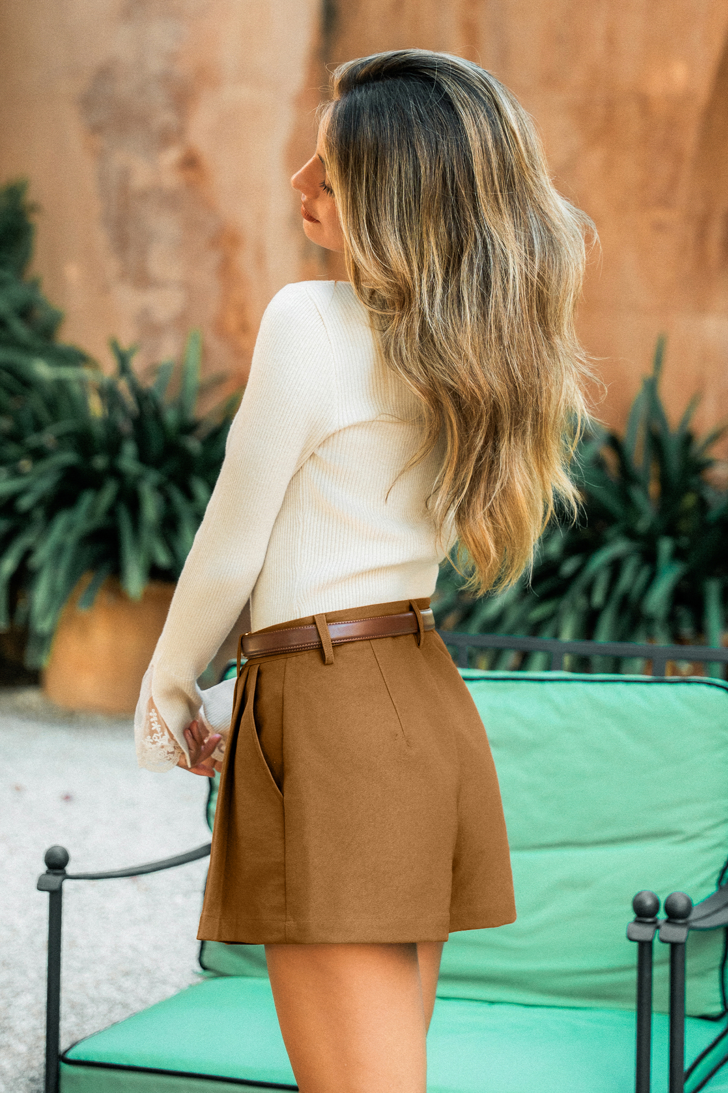 Clean Cut Orange Shorts