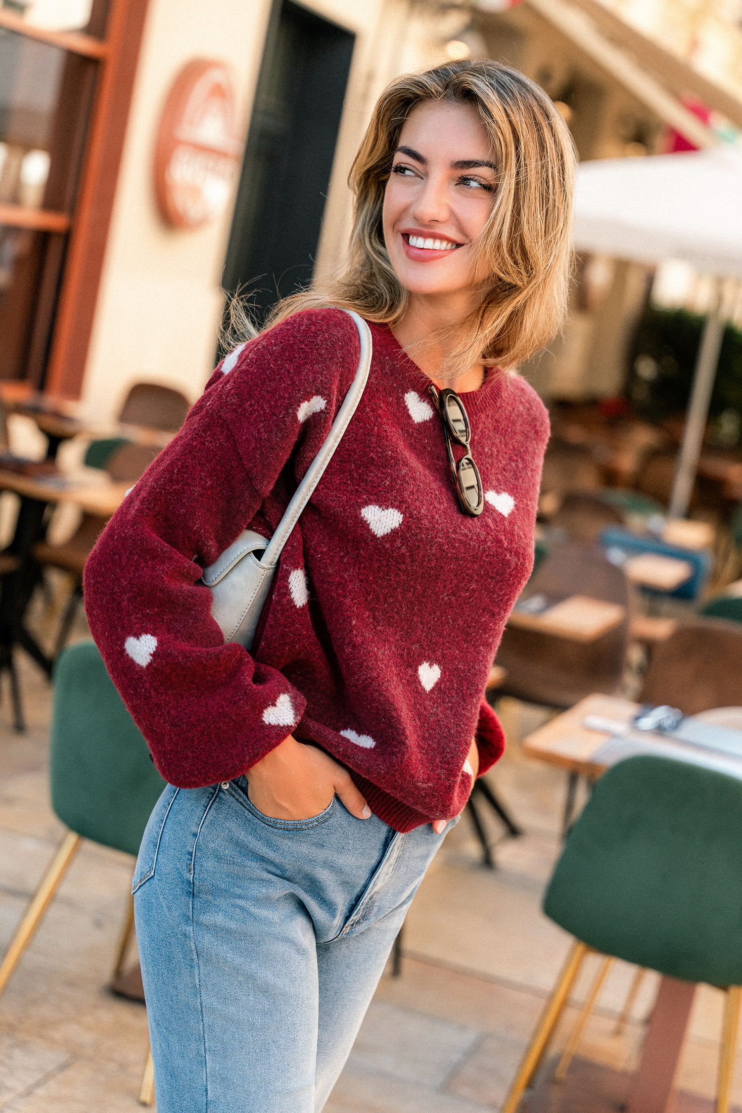 Skip a Beat Heart Sweater