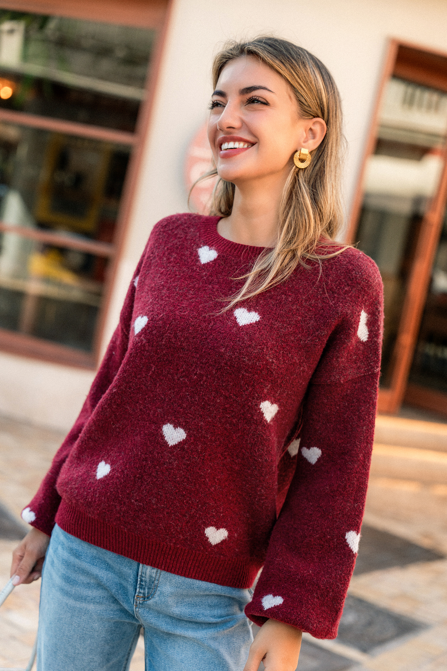 Skip a Beat Heart Sweater