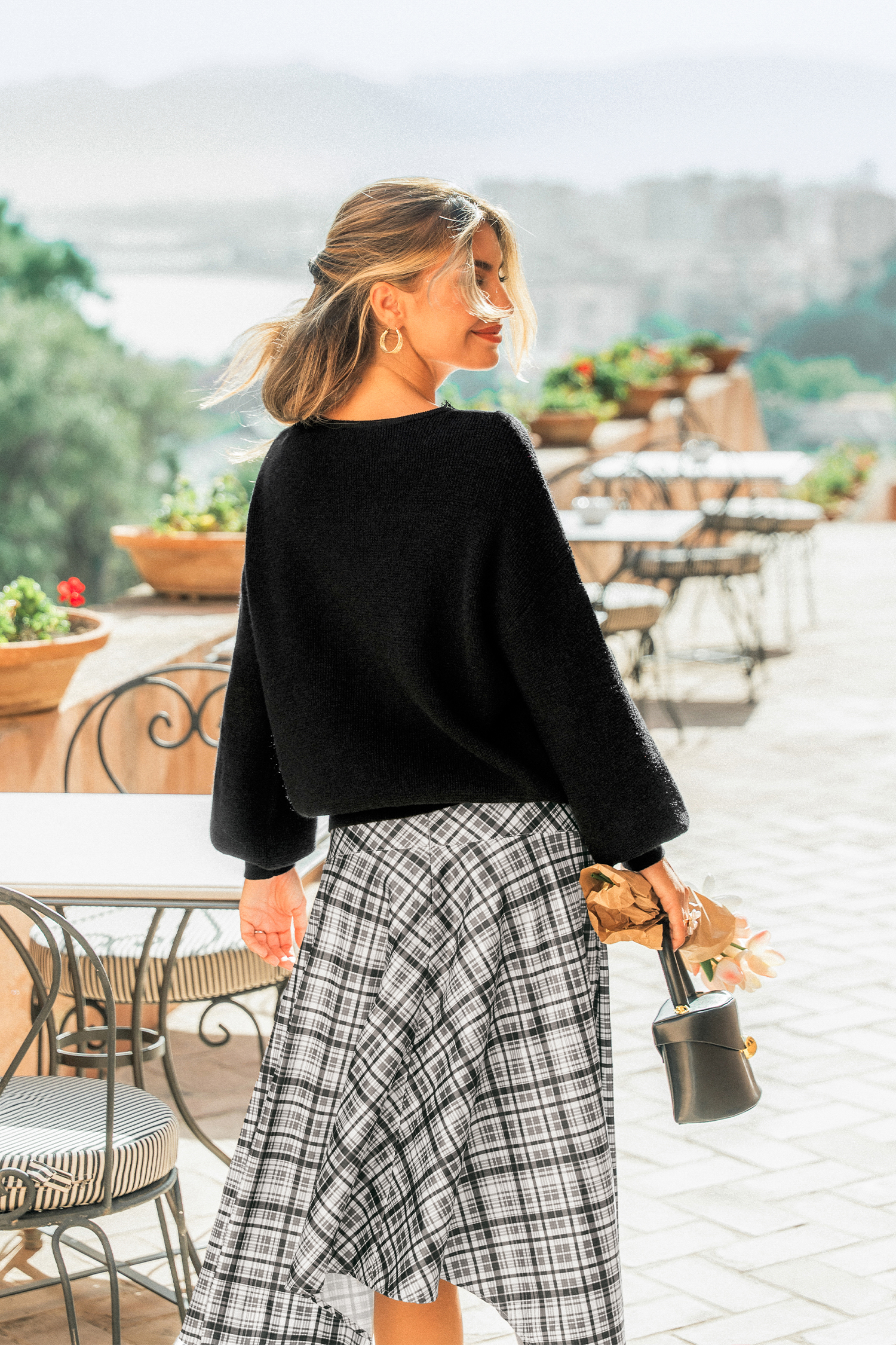 Handle With Care Black Sweater