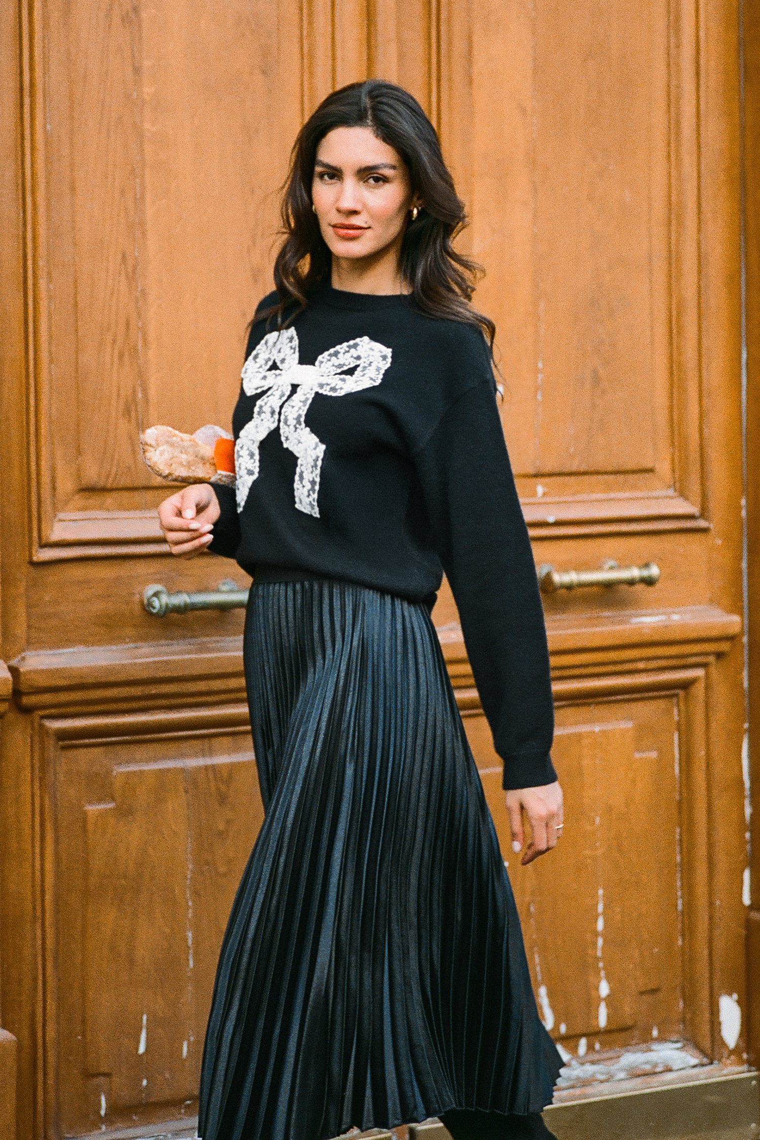 By a Thread Black Sweater