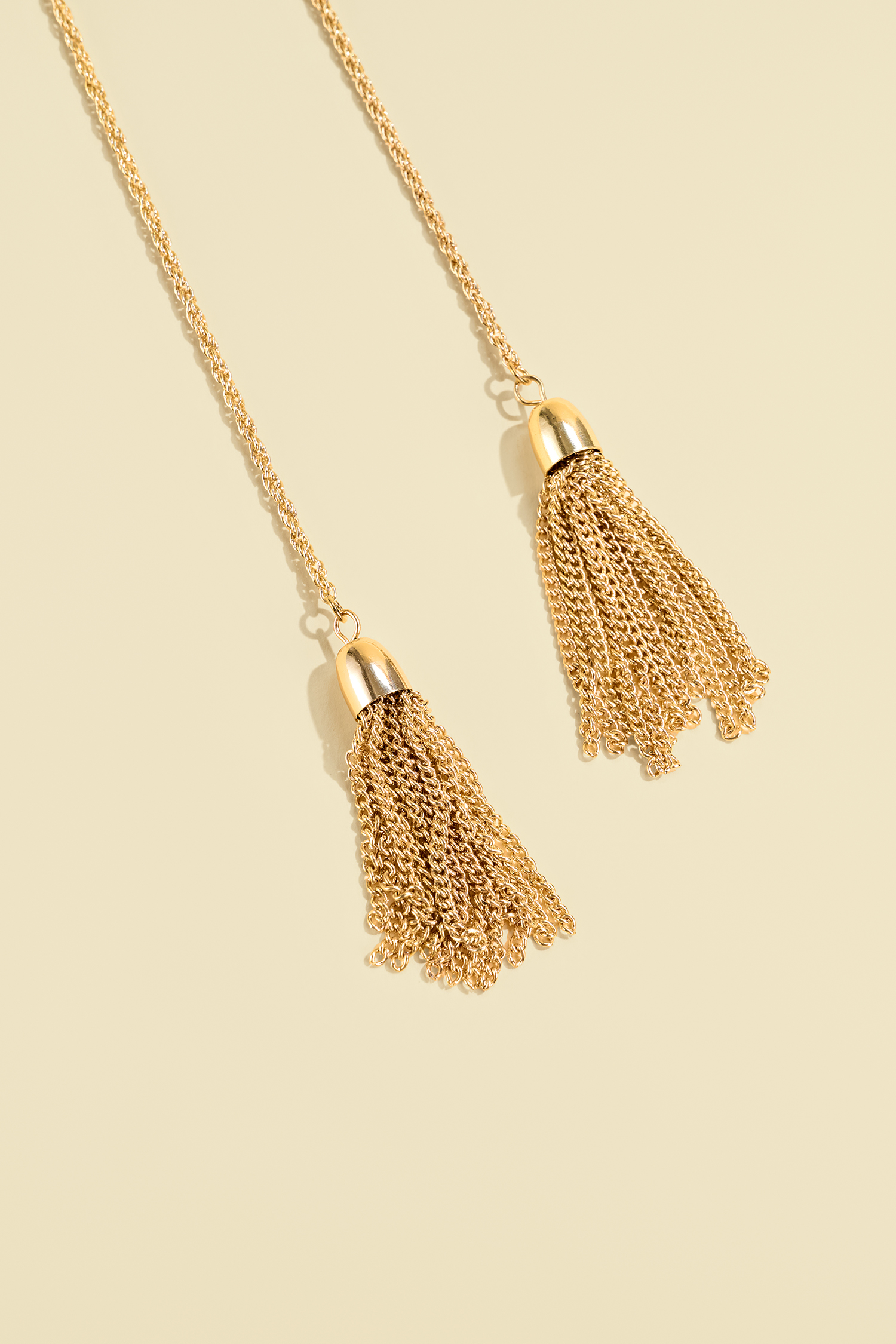 Loose Ends Gold-Tone Necklace