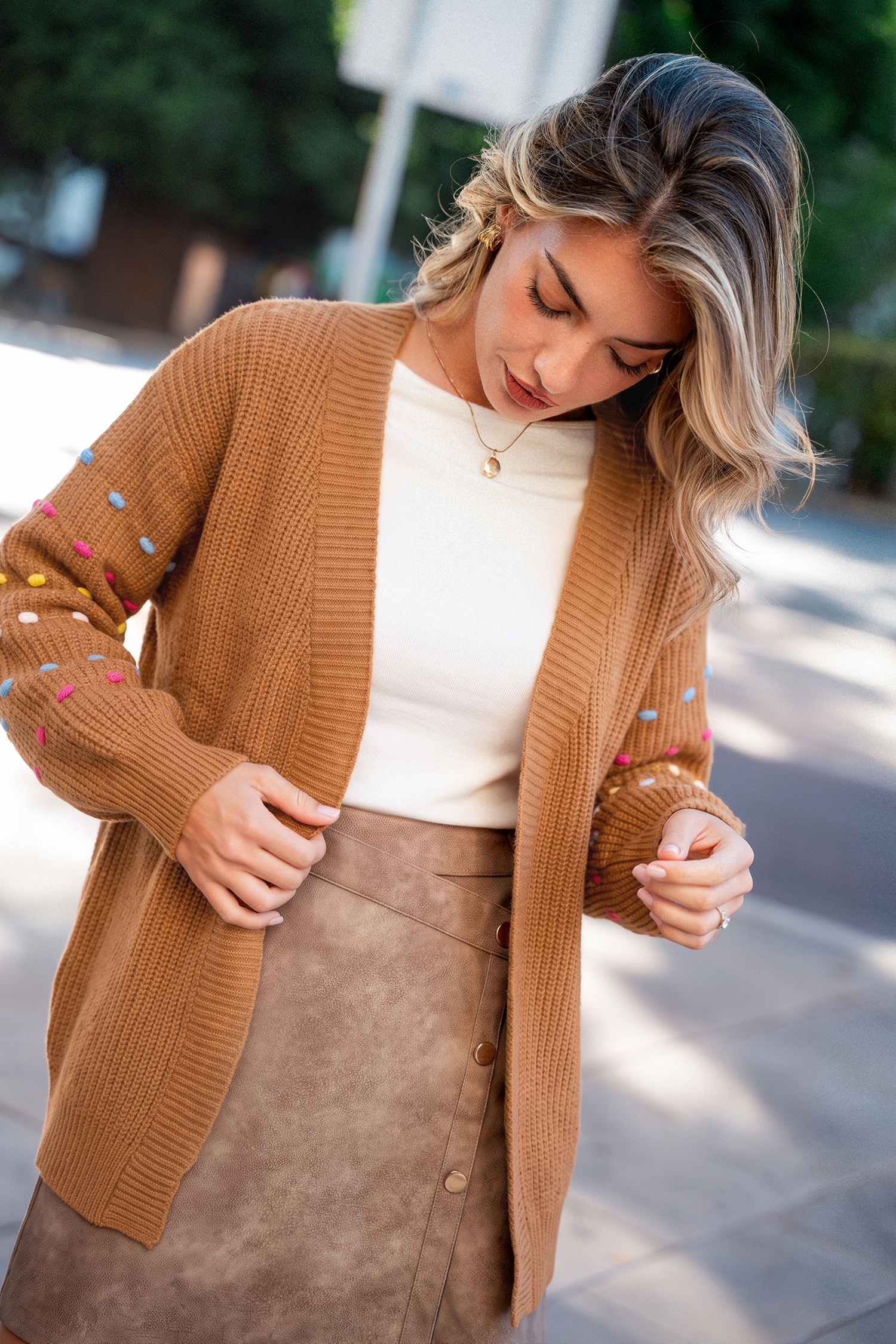 Unexpected Burnt Orange Cardigan