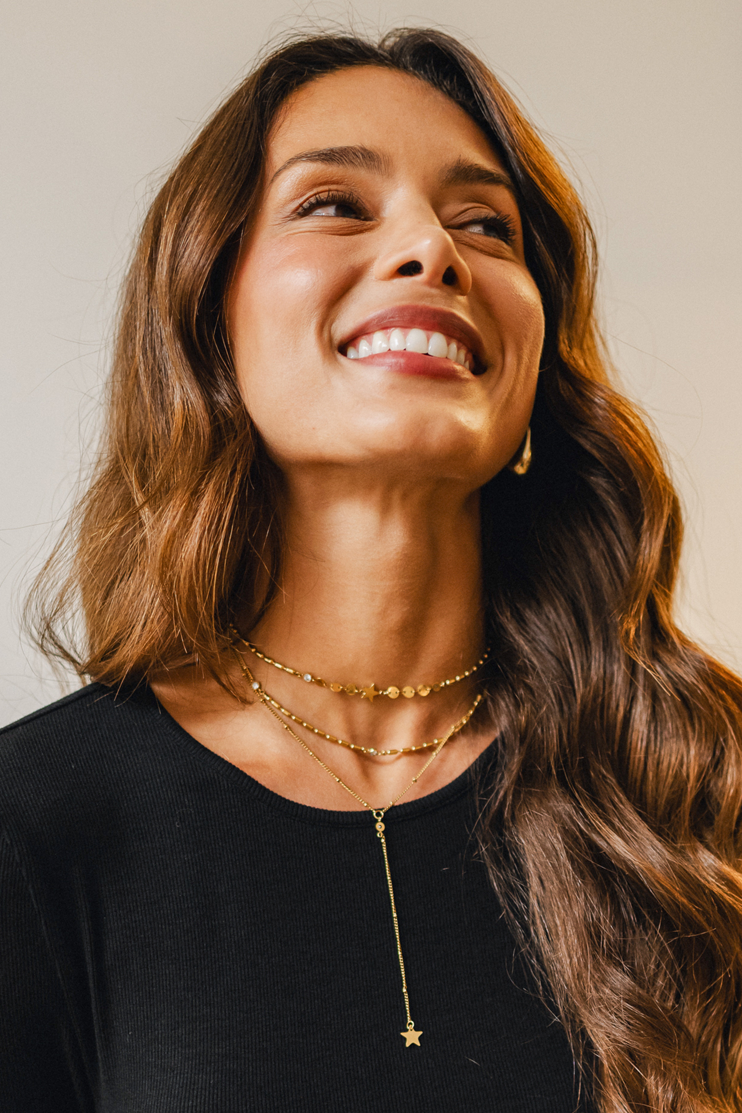 Seeing Stars Gold-Tone Necklace
