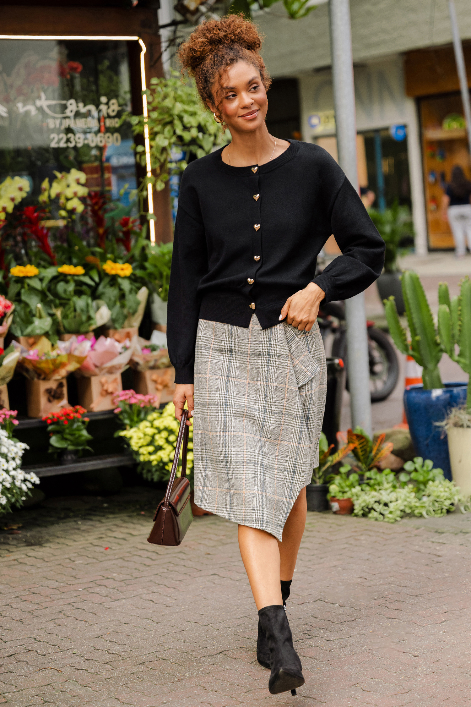 Heart of the Matter Black Cardigan