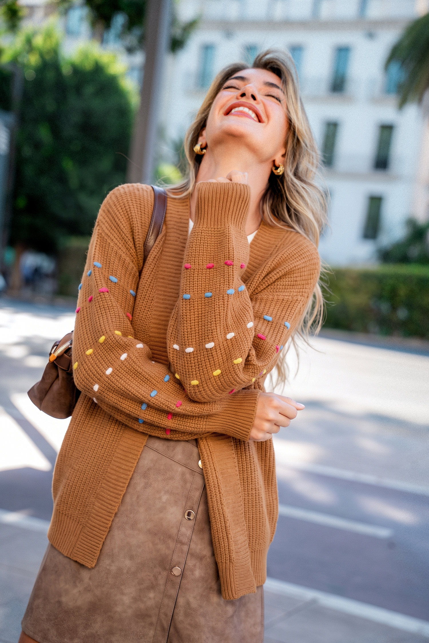 Unexpected Burnt Orange Cardigan