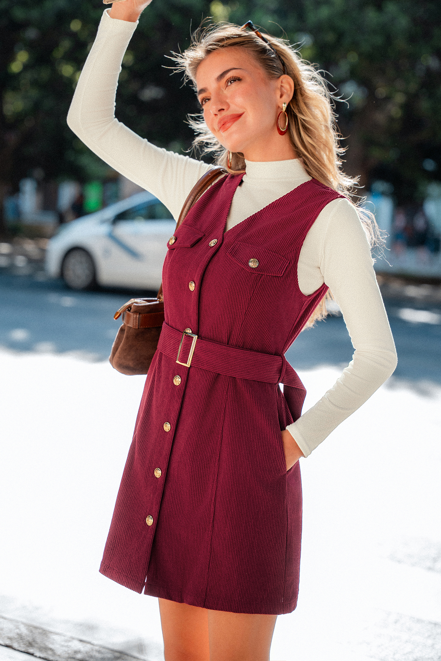 In the City Red Mini Dress