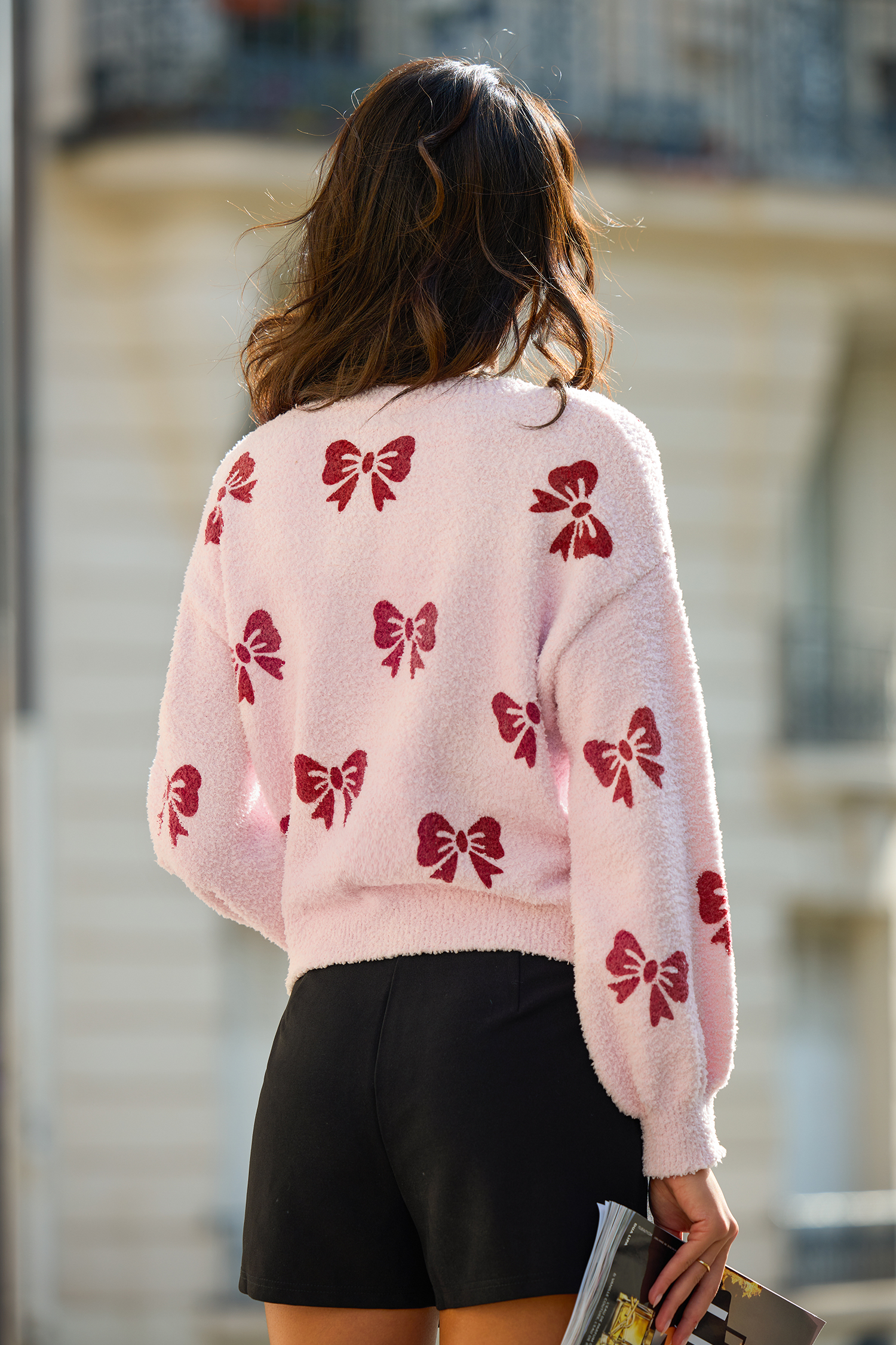 No Loose Ends Bow Sweater