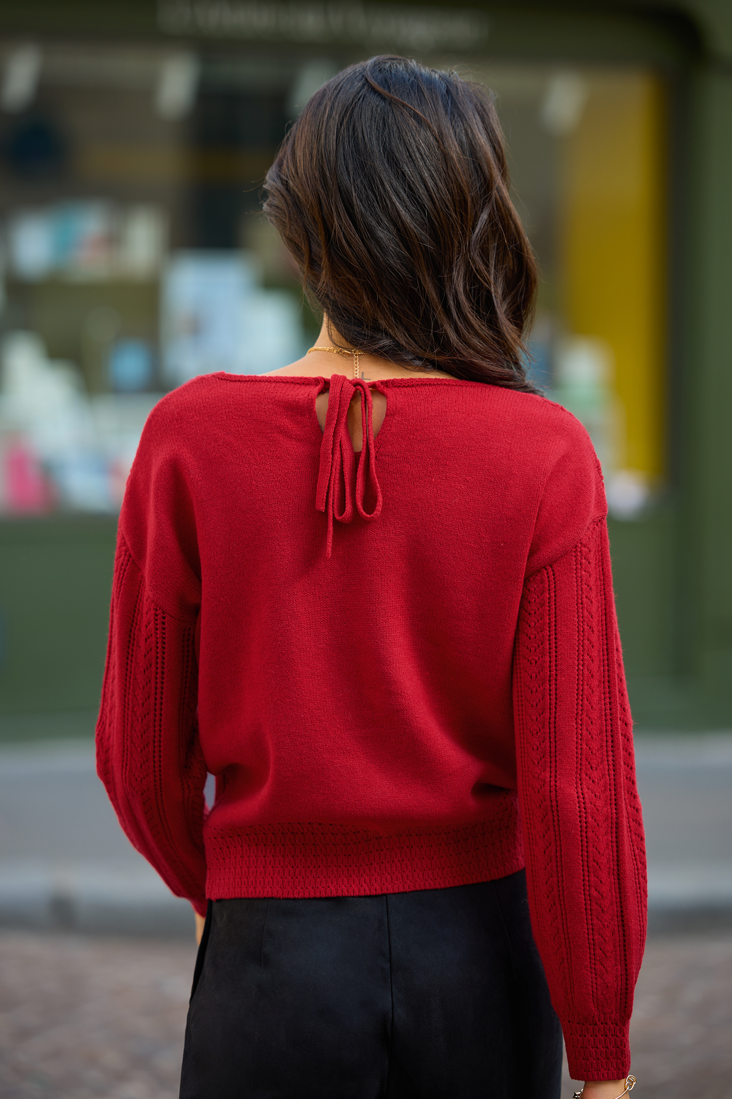 Apple Cider Red Sweater