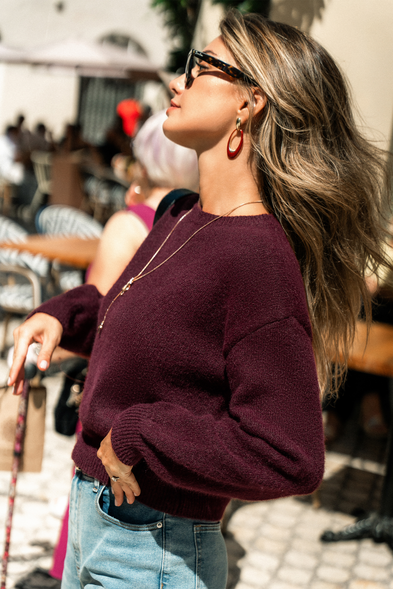 Fire Away Red Sweater