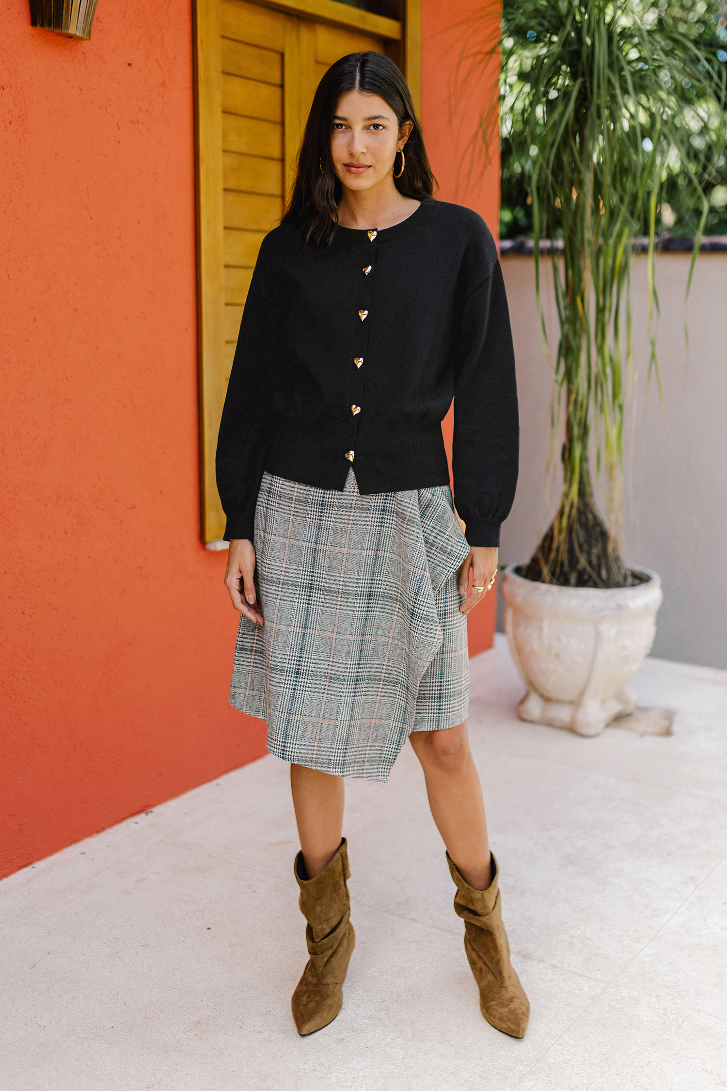 Heart of the Matter Black Cardigan