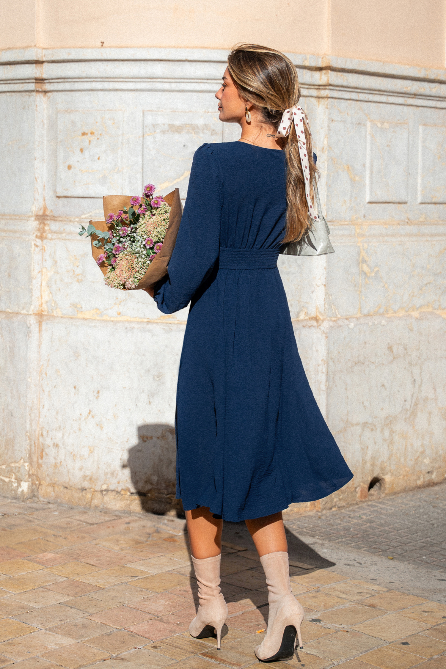 Live a Little Blue Midi Dress