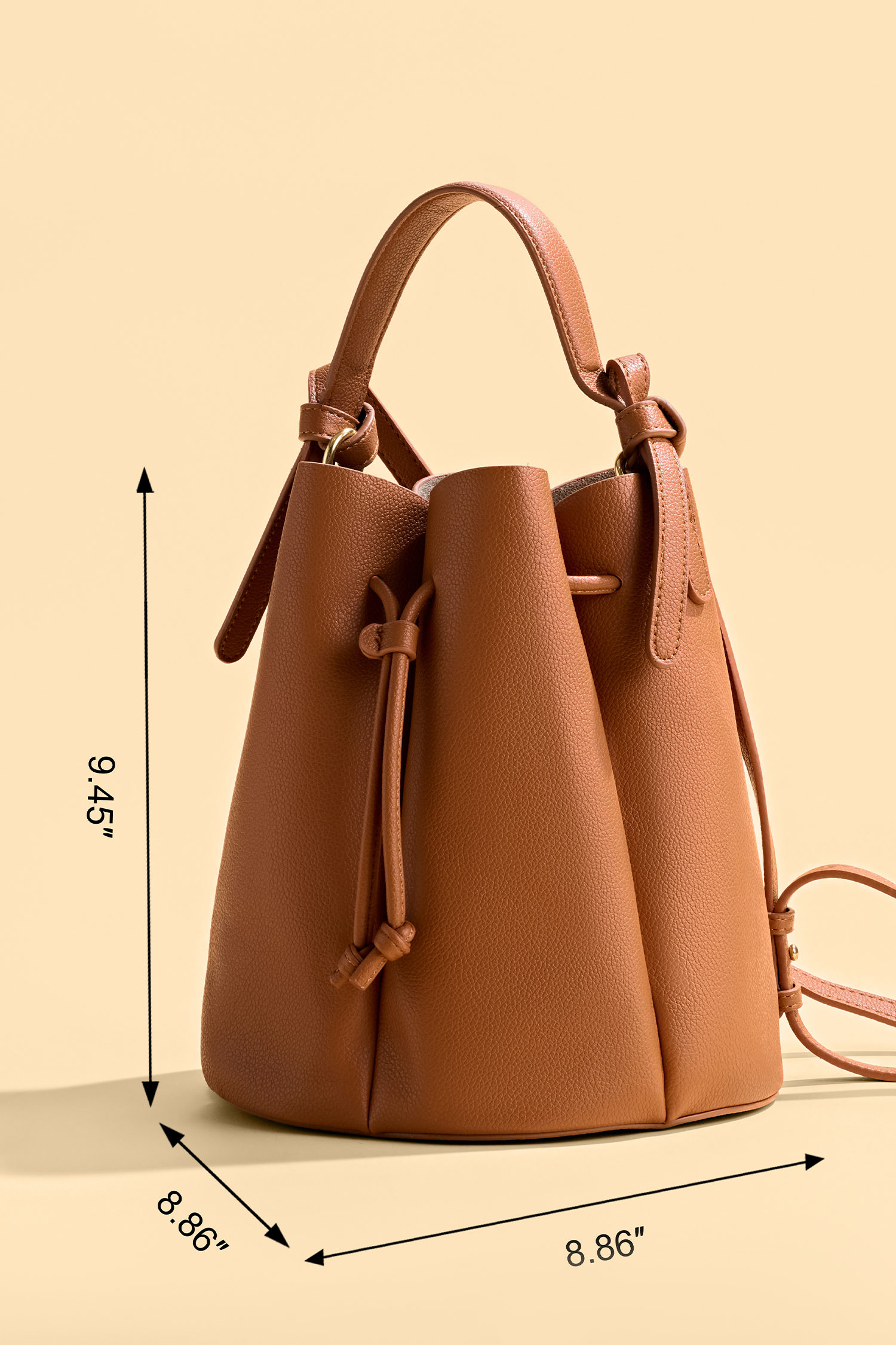 Tag Along Faux Leather Bag